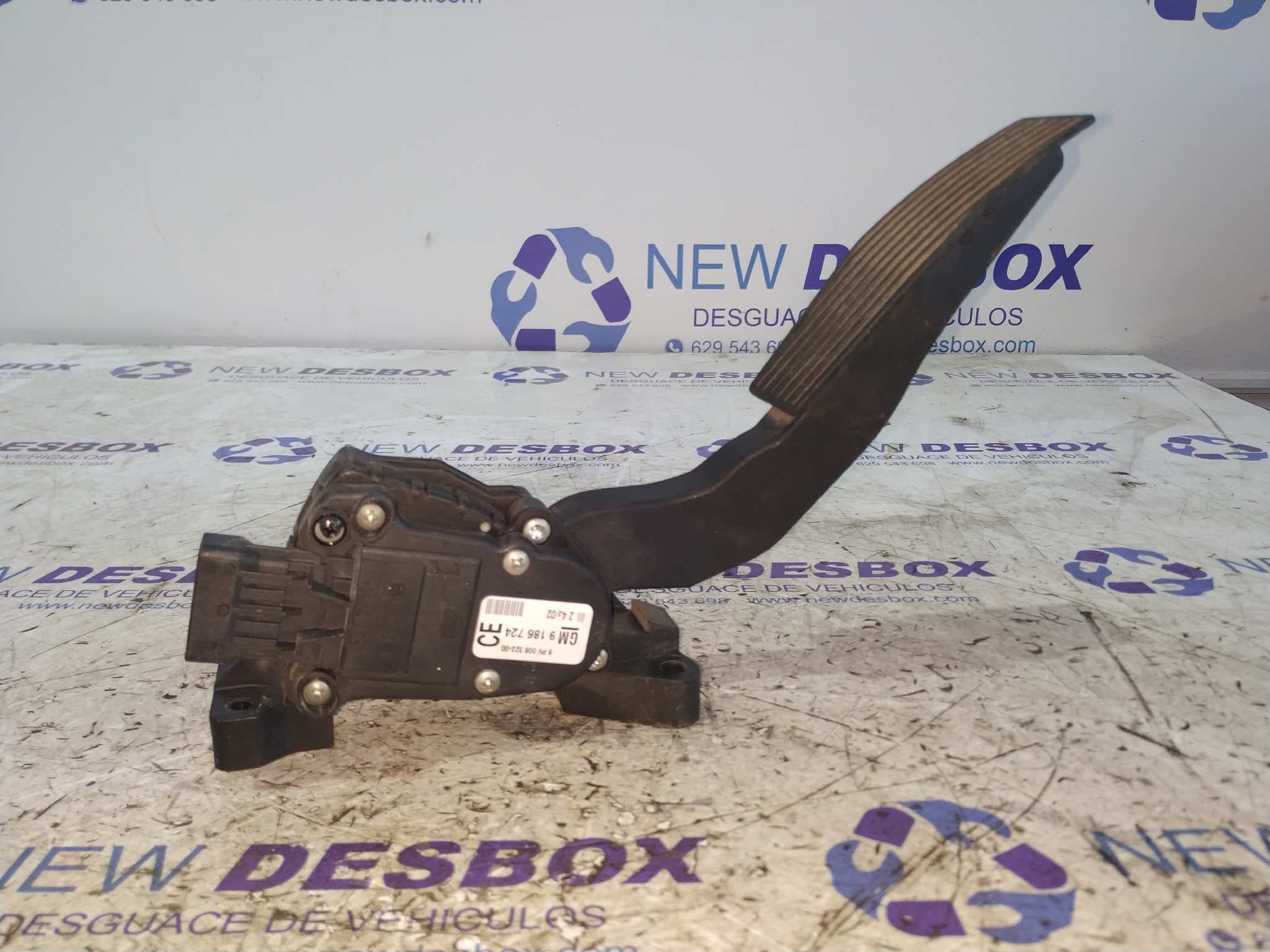 Recambio de POTENCIOMETRO PEDAL para OPEL VECTRA C BERLINA 2.2 16V DTI CAT (Y 22 DTR / L50) Y22DTR referencia OEM IAM 9186724   - GRIS 4