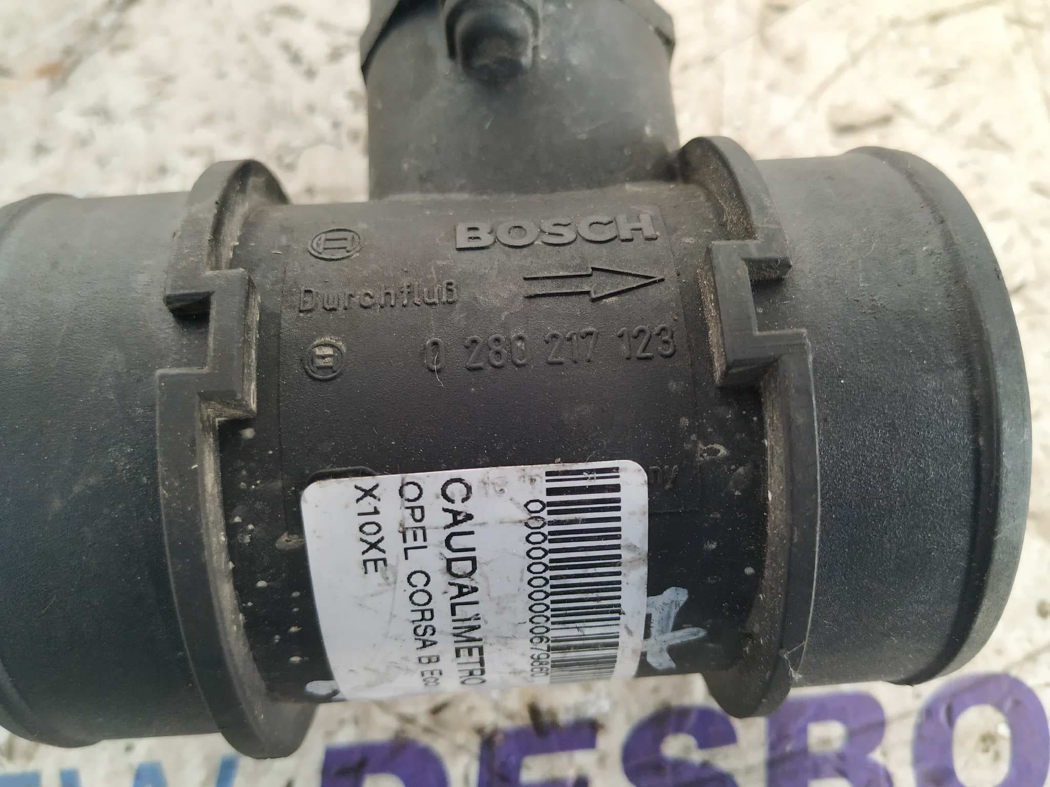 Recambio de CAUDALIMETRO para OPEL CORSA B Eco X10XE referencia OEM IAM 0280217123   - VERDE 4