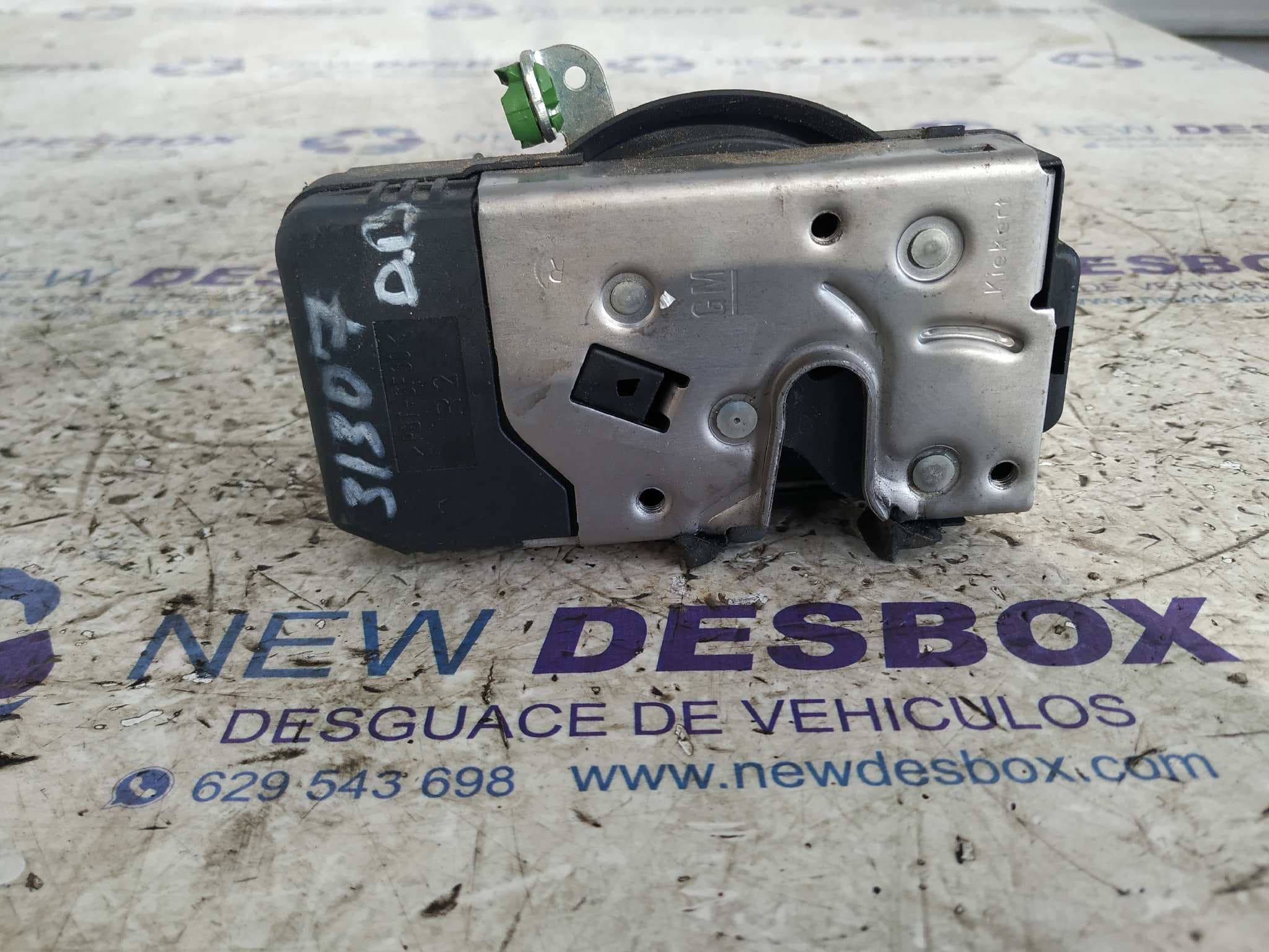 Recambio de CERRADURA PUERTA DELANTERA DERECHA para OPEL VECTRA B BERLINA 1.6 X16XEL referencia OEM IAM 24414113   - AZUL 3