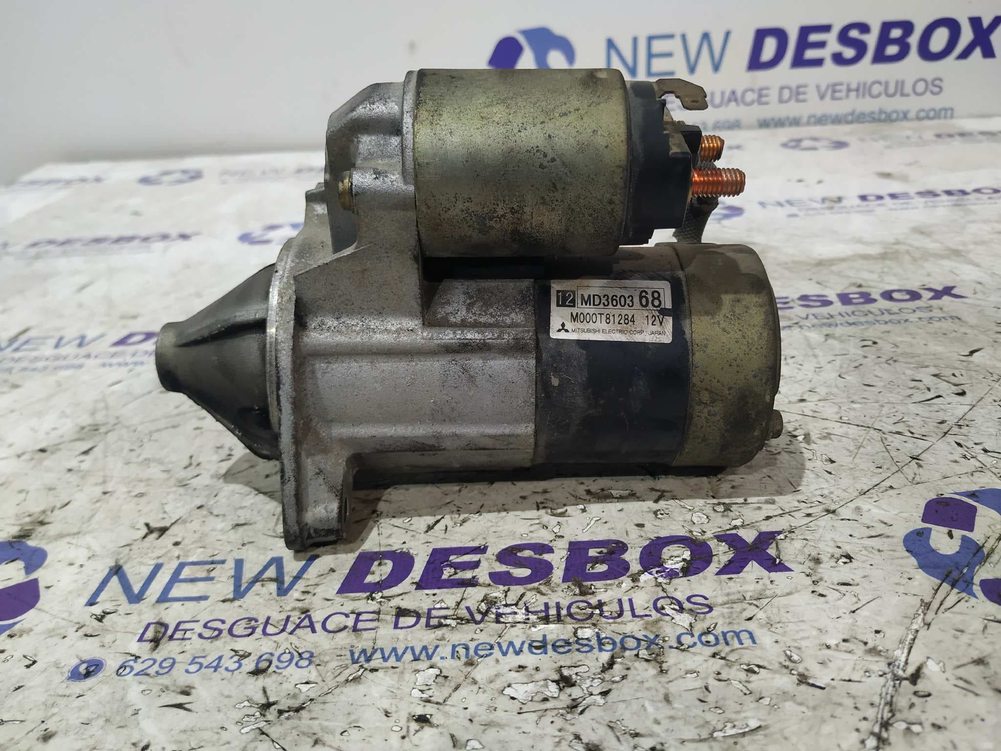 Recambio de MOTOR ARRANQUE para MITSUBISHI MONTERO PININ (H60/H70) 2000 GDI (5-ptas.) 4G94 referencia OEM IAM MD360368   - GRIS 3