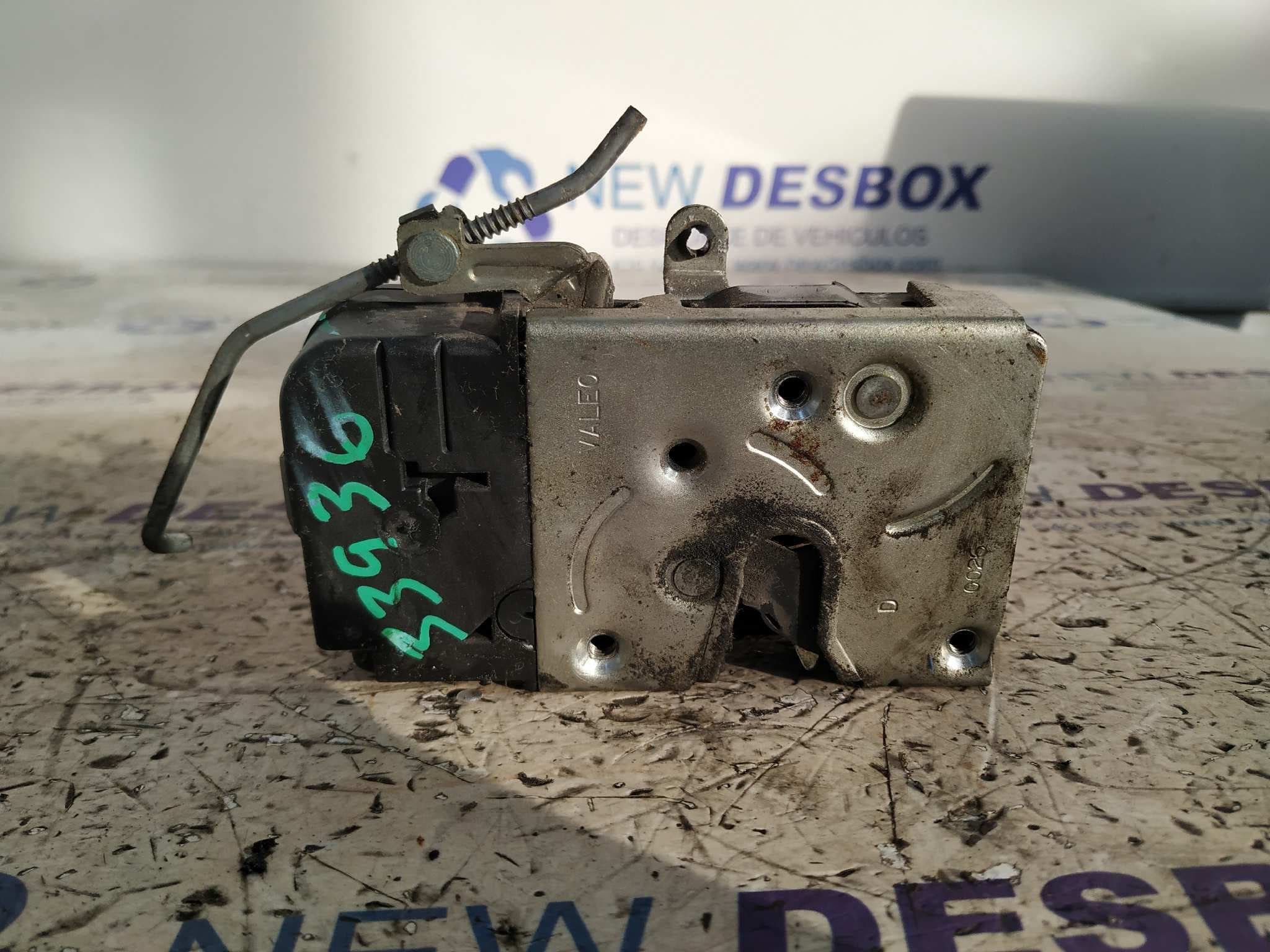 Recambio de CERRADURA PUERTA DELANTERA DERECHA para CITROEN BERLINGO CUADRO L1 9HW referencia OEM IAM    - BLANCO 2