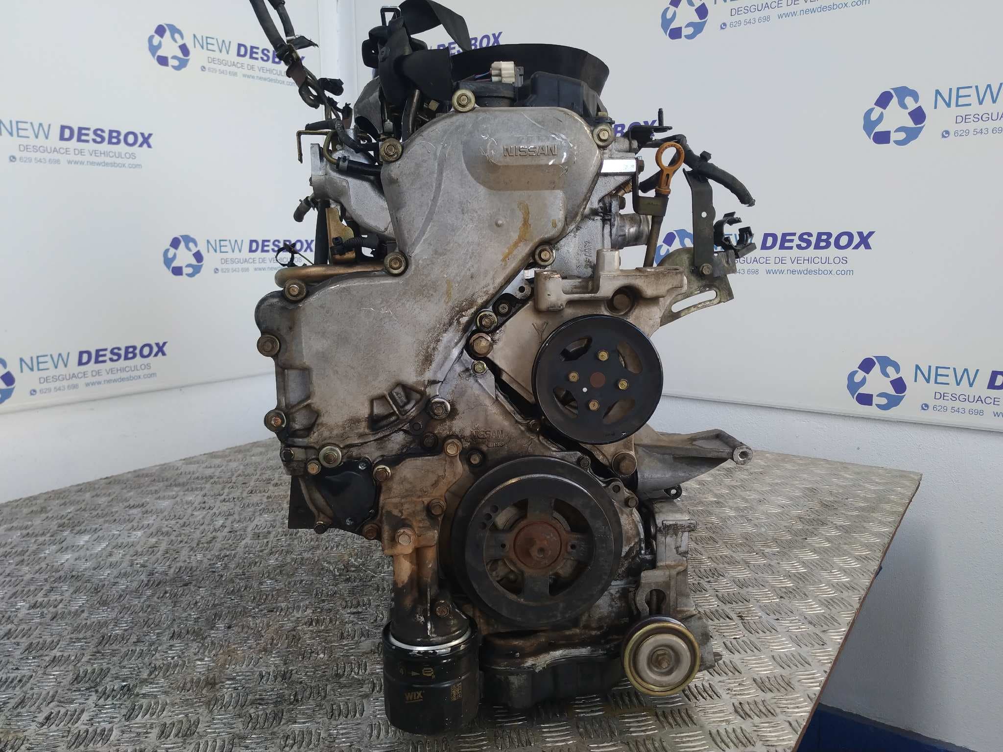 Recambio de MOTOR para NISSAN ALMERA TINO (V10M) 2.2 16V Turbodiesel CAT TD22 referencia OEM IAM YD22   - GRIS