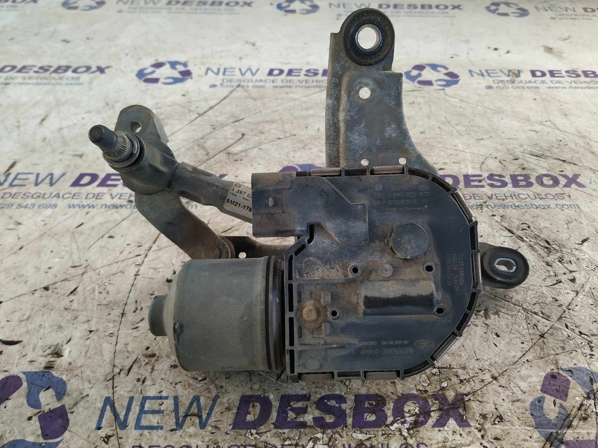 Recambio de MOTOR LIMPIA DELANTERO para FORD S-MAX (CA1) QXWB referencia OEM IAM 6M2117508AD   - GRIS