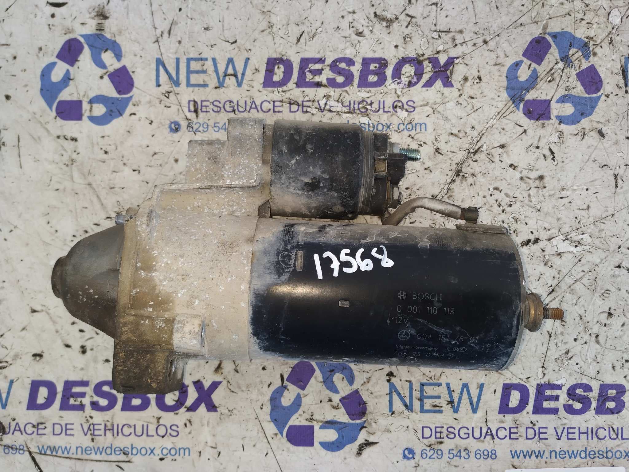 Recambio de MOTOR ARRANQUE para MERCEDES-BENZ CLASE E (W210) BERLINA 119985 referencia OEM IAM 0041517801   - AZUL 4