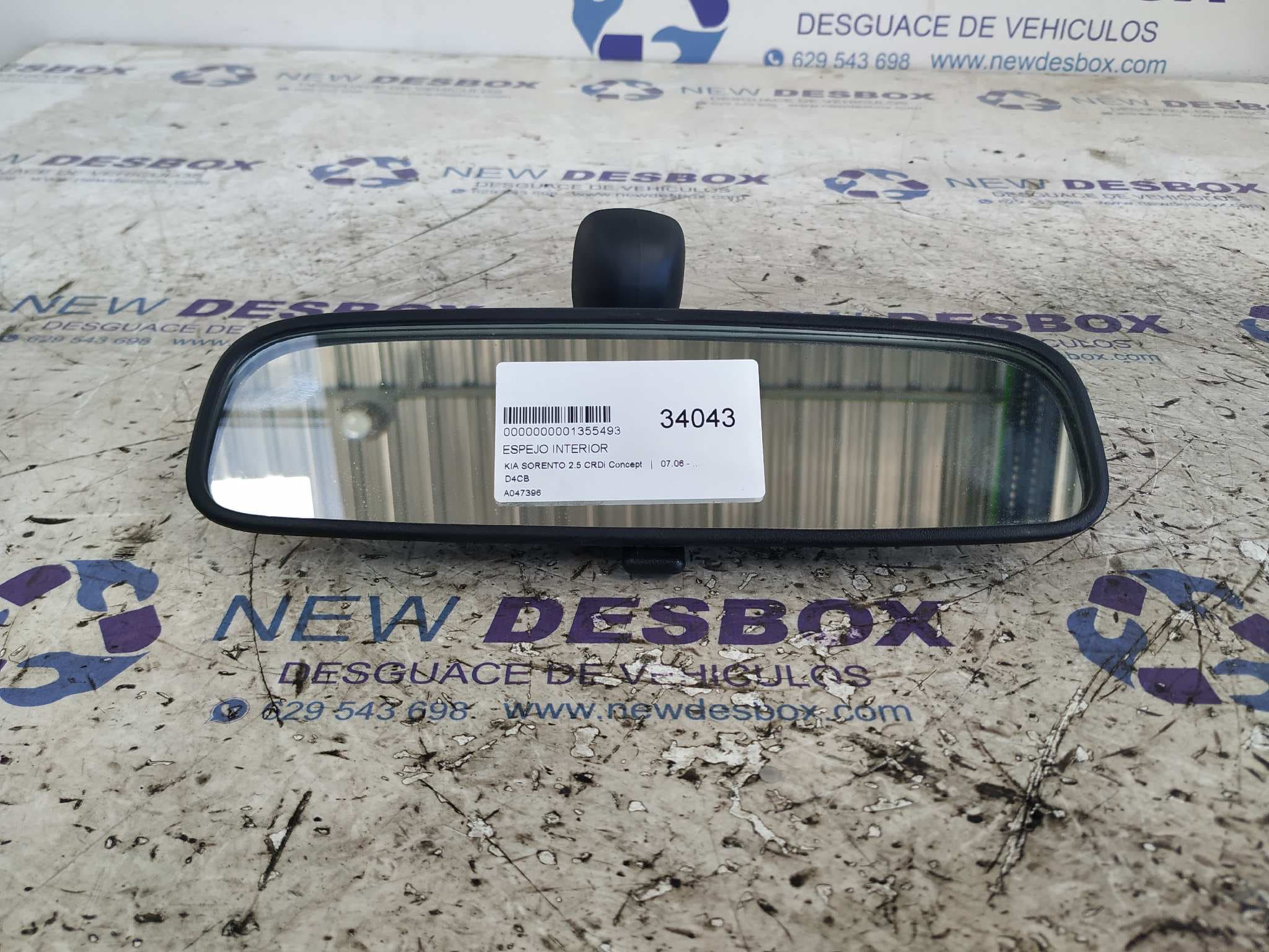 Recambio de ESPEJO para KIA SORENTO 2.5 CRDi Concept D4CB referencia OEM IAM A047396   - BLANCO