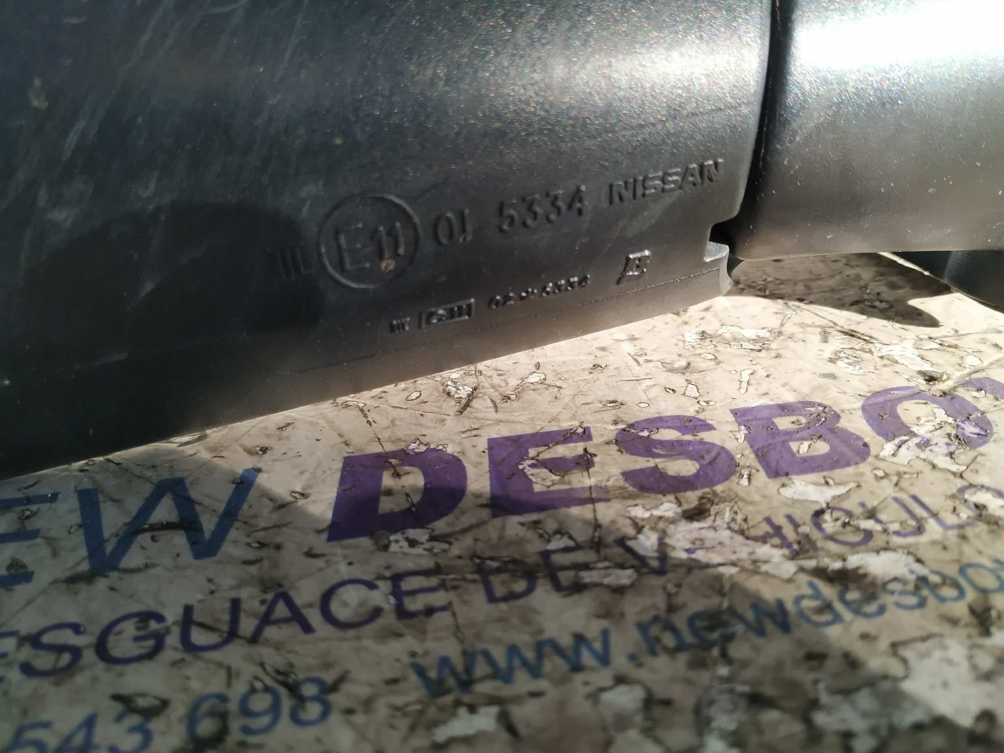 Recambio de RETROVISOR DERECHO para NISSAN PRIMERA BERL./FAMILIAR (P10/W10) 2.0 Diesel CD20 referencia OEM IAM 4004106RH   - GRIS 7