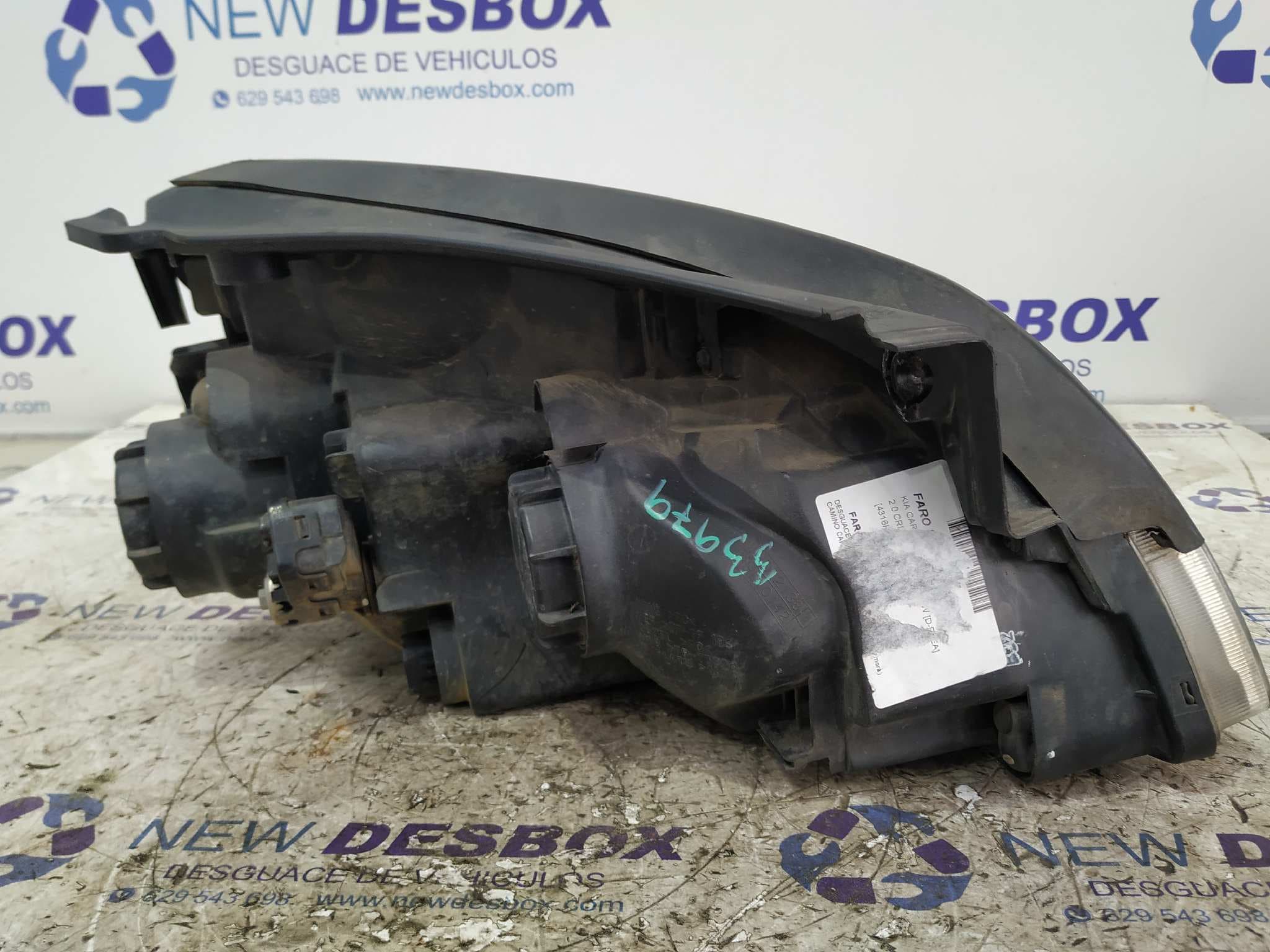 Recambio de FARO IZQUIERDO para KIA CARENS D4EA referencia OEM IAM 921011D0   - NEGRO 3