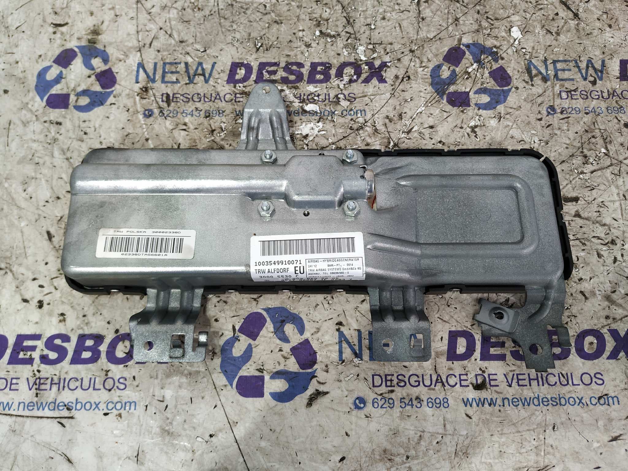 Recambio de AIRBAG LATERAL DELANTERO DERECHO para MERCEDES-BENZ CLASE C (W203) SPORTCOUPE 1.8 CAT M271946 referencia OEM IAM A2038602205   - GRIS 4
