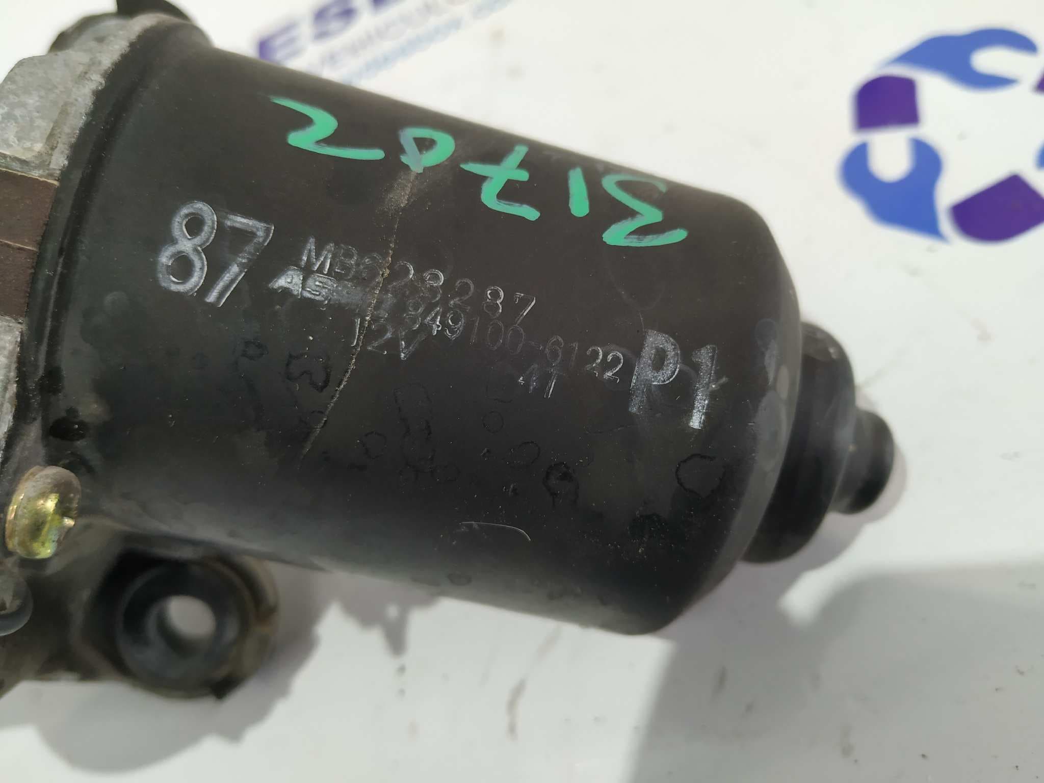 Recambio de MOTOR LIMPIA DELANTERO para MITSUBISHI MONTERO (V20/V40) 4M40 referencia OEM IAM 8491006122   - VERDE 3