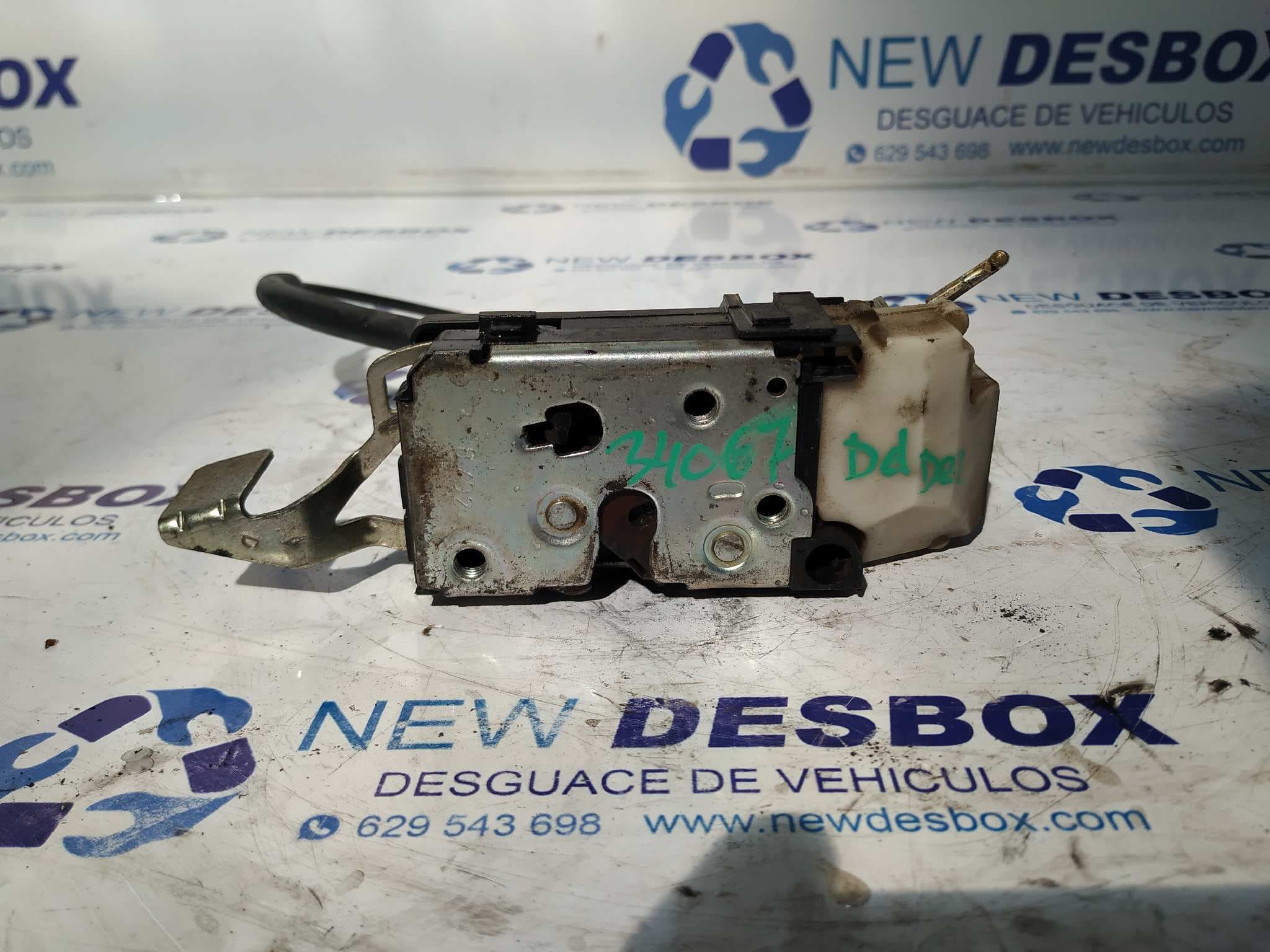 Recambio de CERRADURA PUERTA DELANTERA DERECHA para PEUGEOT BOXER CAJA CERRADA (RS2850)(290/330)('02->) 2.0 HDI CAT RHV referencia OEM IAM    - BLANCO 2