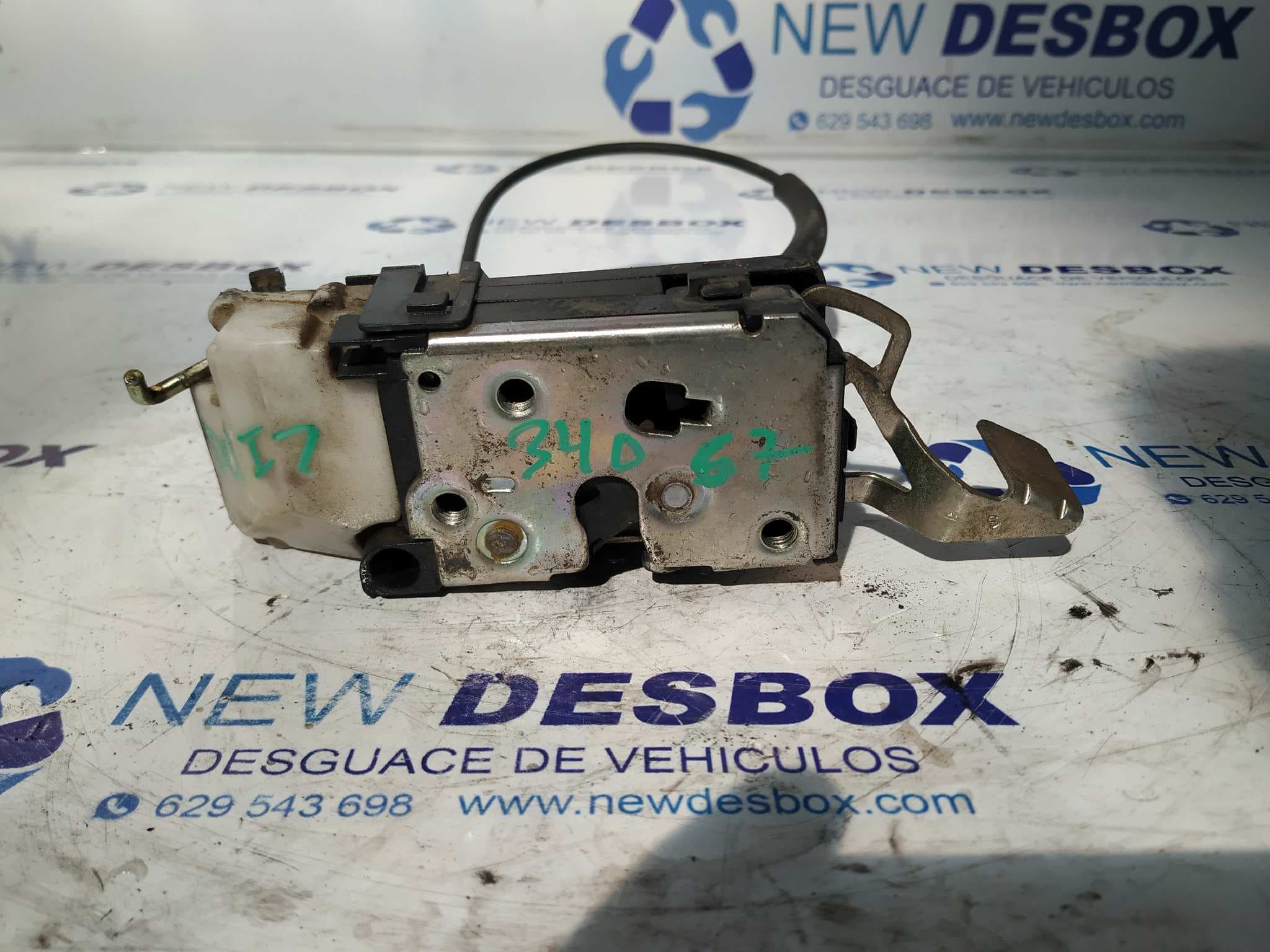 Recambio de CERRADURA PUERTA DELANTERA IZQUIERDA para PEUGEOT BOXER CAJA CERRADA (RS2850)(290/330)('02->) 2.0 HDI CAT RHV referencia OEM IAM    - BLANCO 4