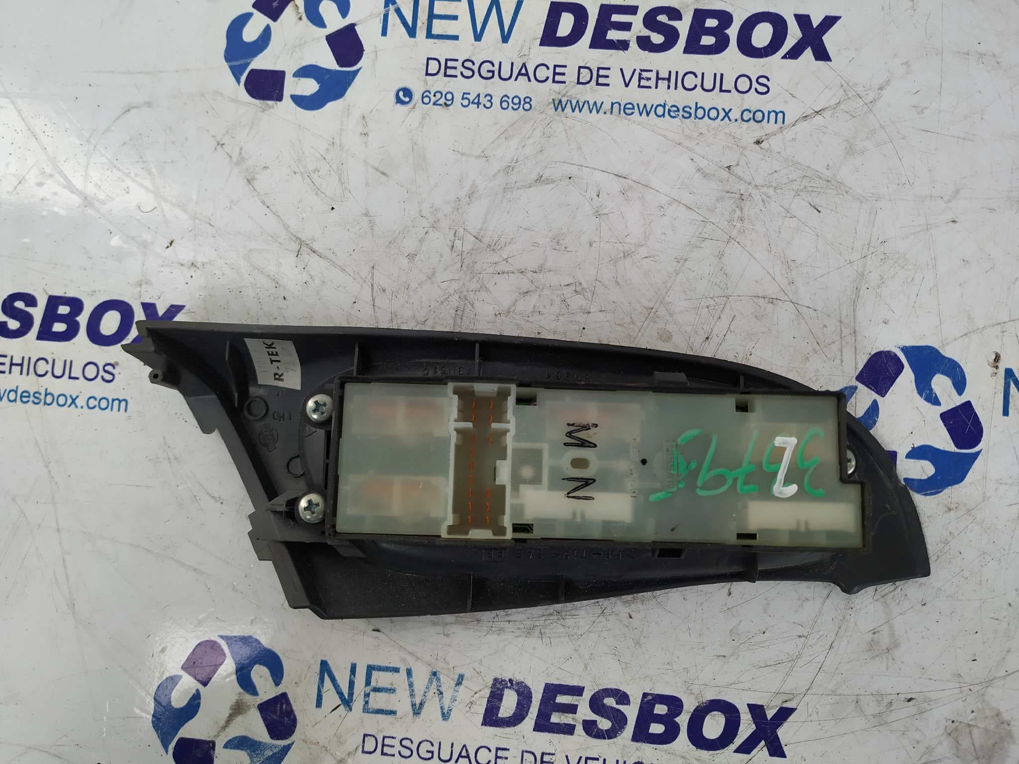 Recambio de MANDO ELEVALUNAS DELANTERO IZQUIERDO para NISSAN ALMERA (N16/E) 2.2 16V Turbodiesel CAT YD22DDT referencia OEM IAM 80961BM510   - PLATA 2
