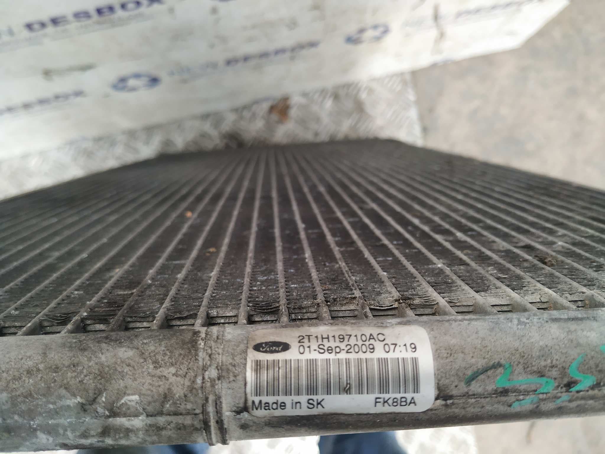 Recambio de CONDENSADOR / RADIADOR  AIRE ACONDICIONADO para FORD TRANSIT CONNECT (TC7) 1.8 TDCi CAT R3PA referencia OEM IAM 2T1H9710AC   - BLANCO 3