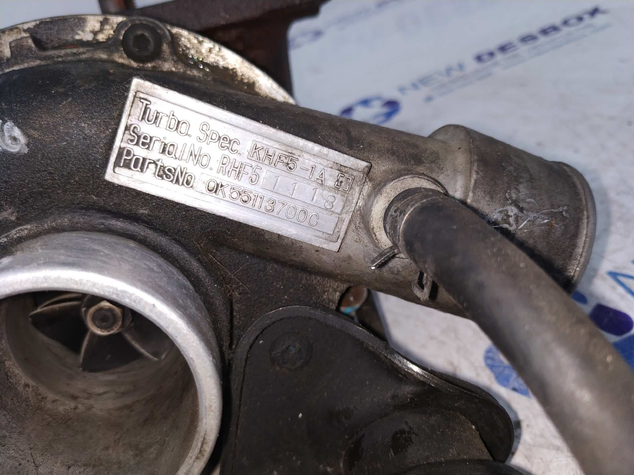 Recambio de TURBOCOMPRESOR para KIA CARNIVAL 2.9 J3 referencia OEM IAM KHF51A 2