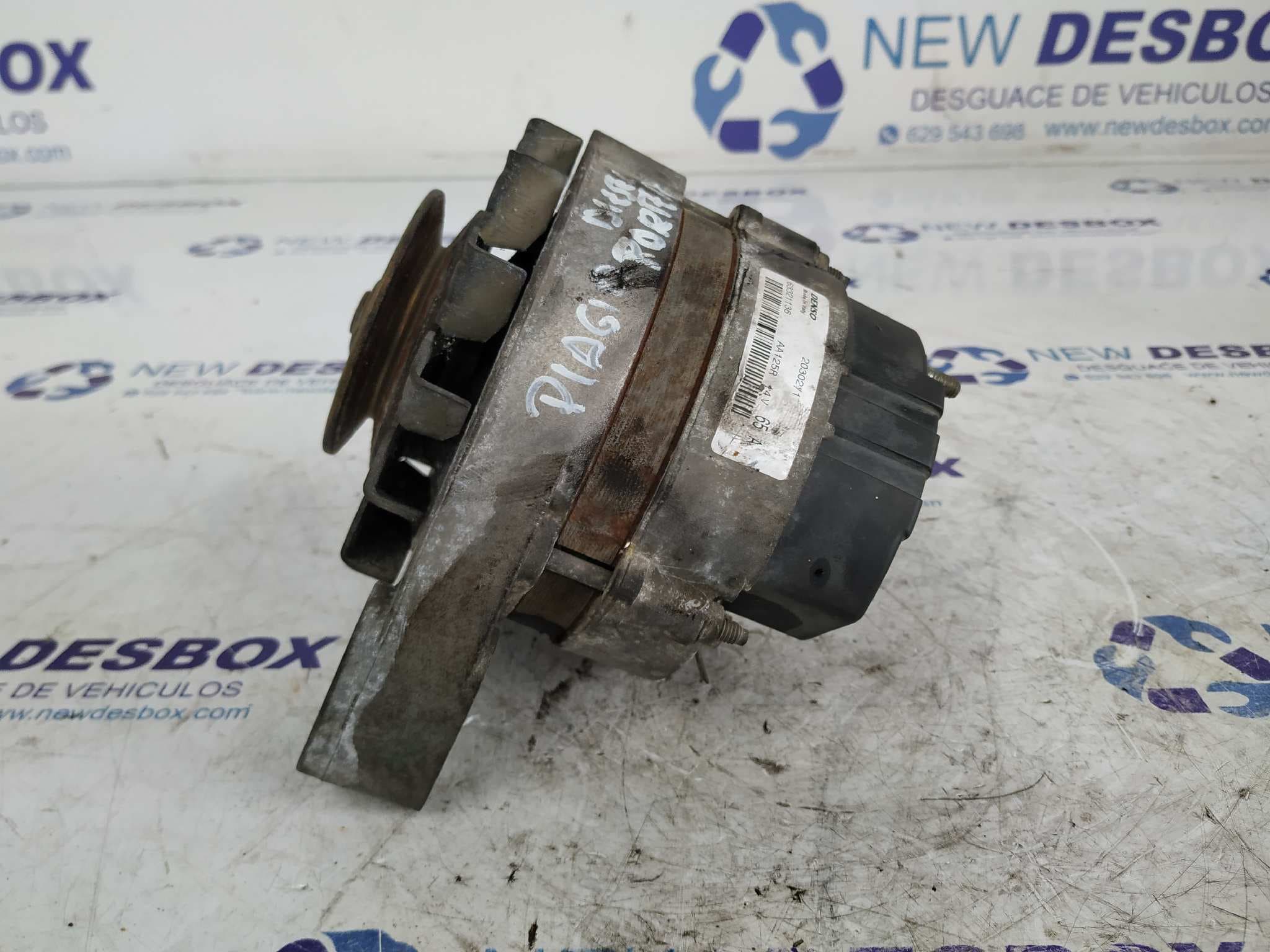 Recambio de ALTERNADOR para PIAGGIO (VESPA) PORTER PICK - UP Diesel LDW1404    - BLANCO 2