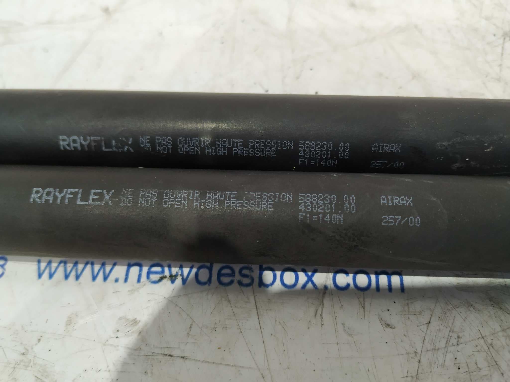 Recambio de AMORTIGUADORES MALETERO / PORTON para LIGIER NOVA LDW502 LDW 502  referencia OEM IAM RAYFLEX 58823000   - AMARILLO 2