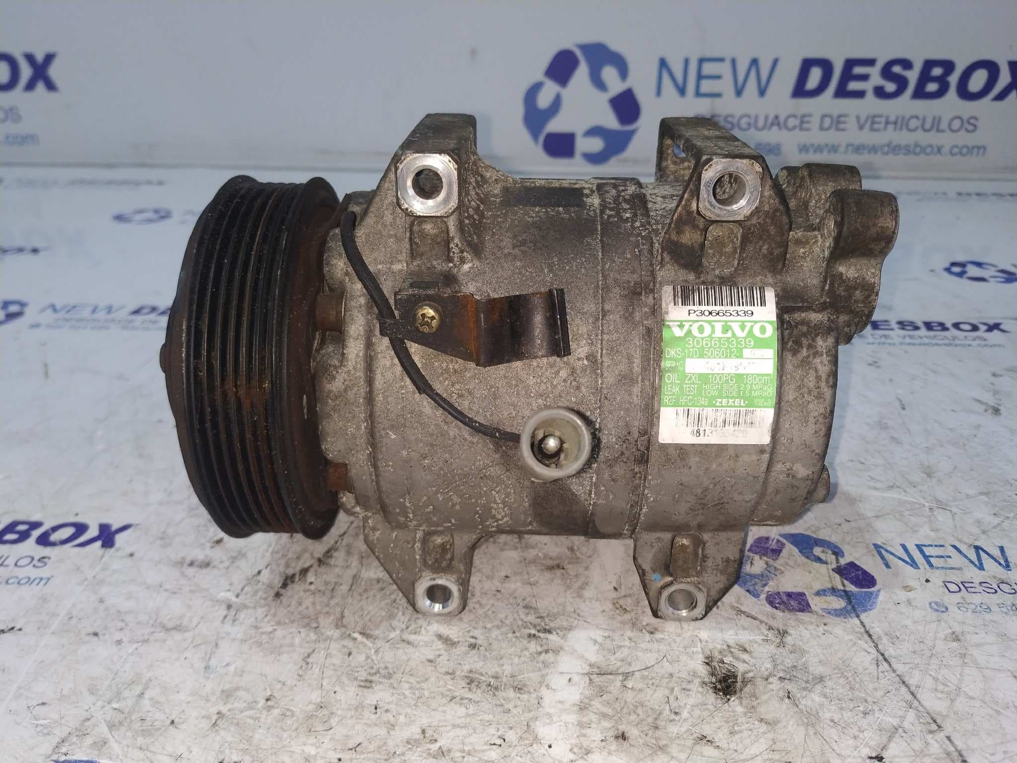 Recambio de COMPRESOR AIRE ACONDICIONADO para VOLVO S60 BERLINA 2.5 20V Turbo CAT B5254T2 referencia OEM IAM 8708581   - AZUL 5