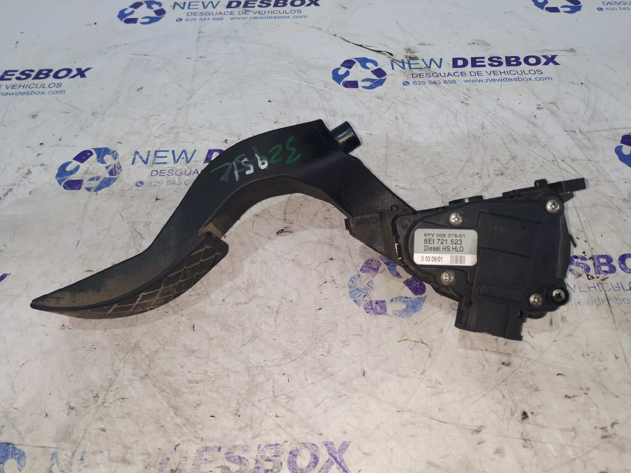 Recambio de POTENCIOMETRO PEDAL para AUDI A4 BERLINA (8E) AWX referencia OEM IAM 8EI721523   - AZUL 2