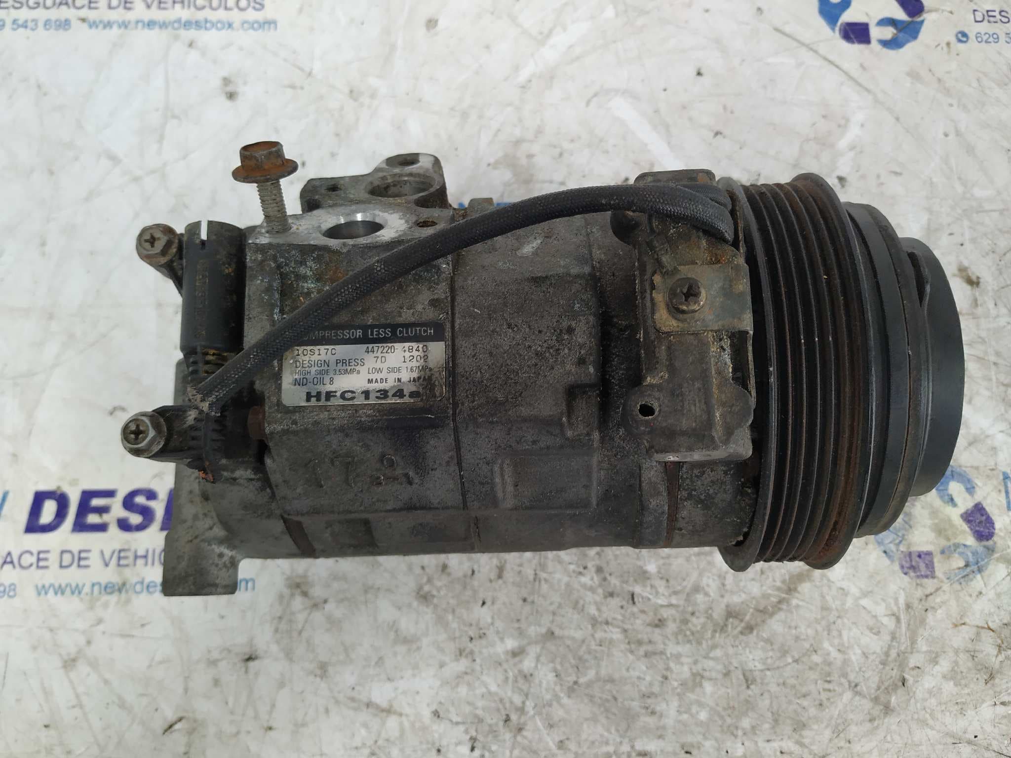 Recambio de COMPRESOR AIRE ACONDICIONADO para CHRYSLER JEEP GR.CHEROKEE (WJ/WG) D665921 referencia OEM IAM 4472204840 5