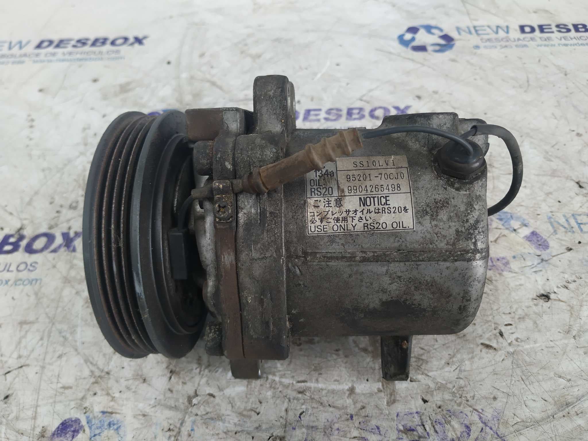 Recambio de COMPRESOR AIRE ACONDICIONADO para SUZUKI BALENO BERLINA SY (EG) G16B referencia OEM IAM 9520170CJ0 2