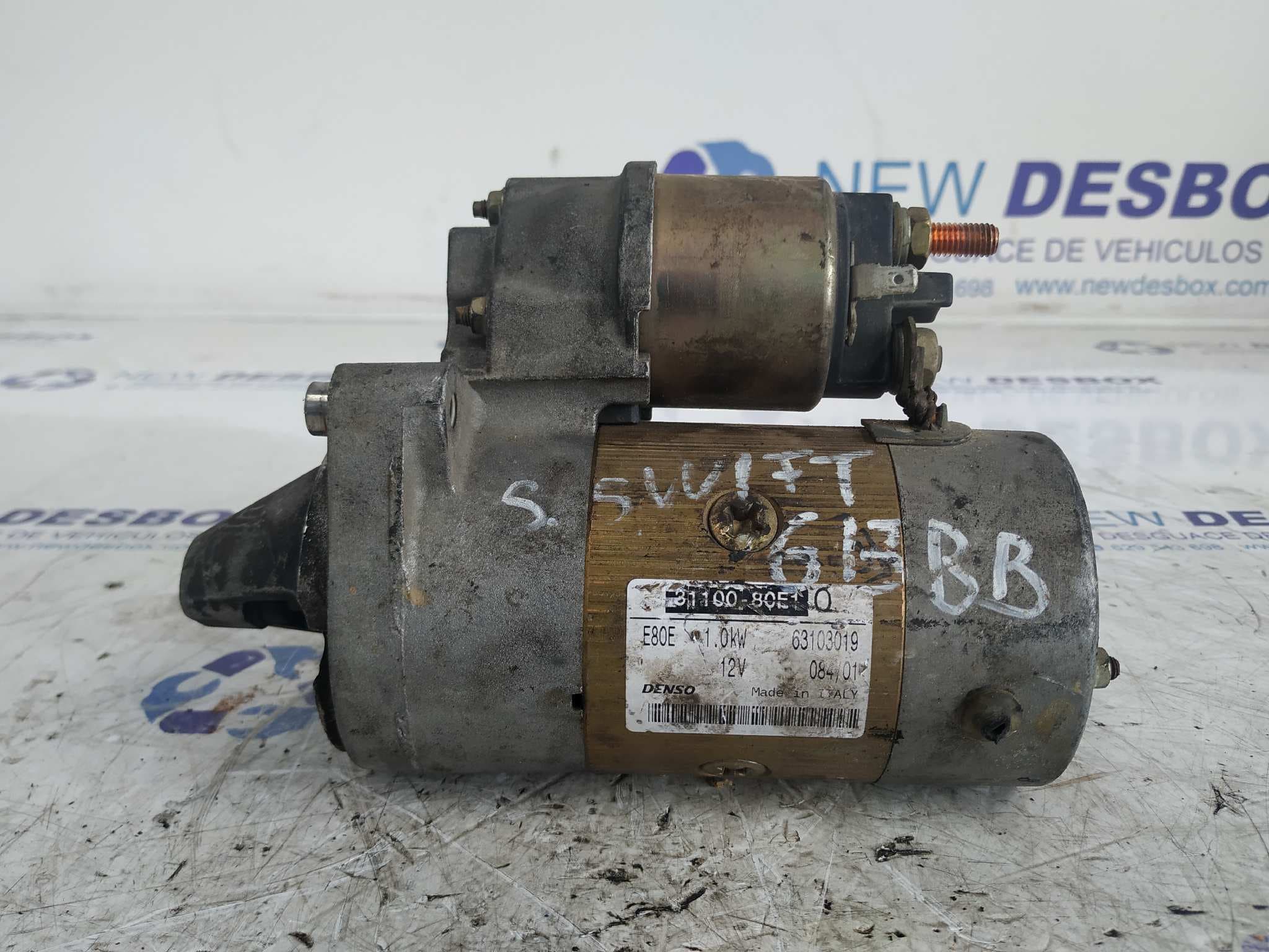 Recambio de MOTOR ARRANQUE para SUZUKI SWIFT SF BERLINA (MA) G13BB referencia OEM IAM 3110080E1