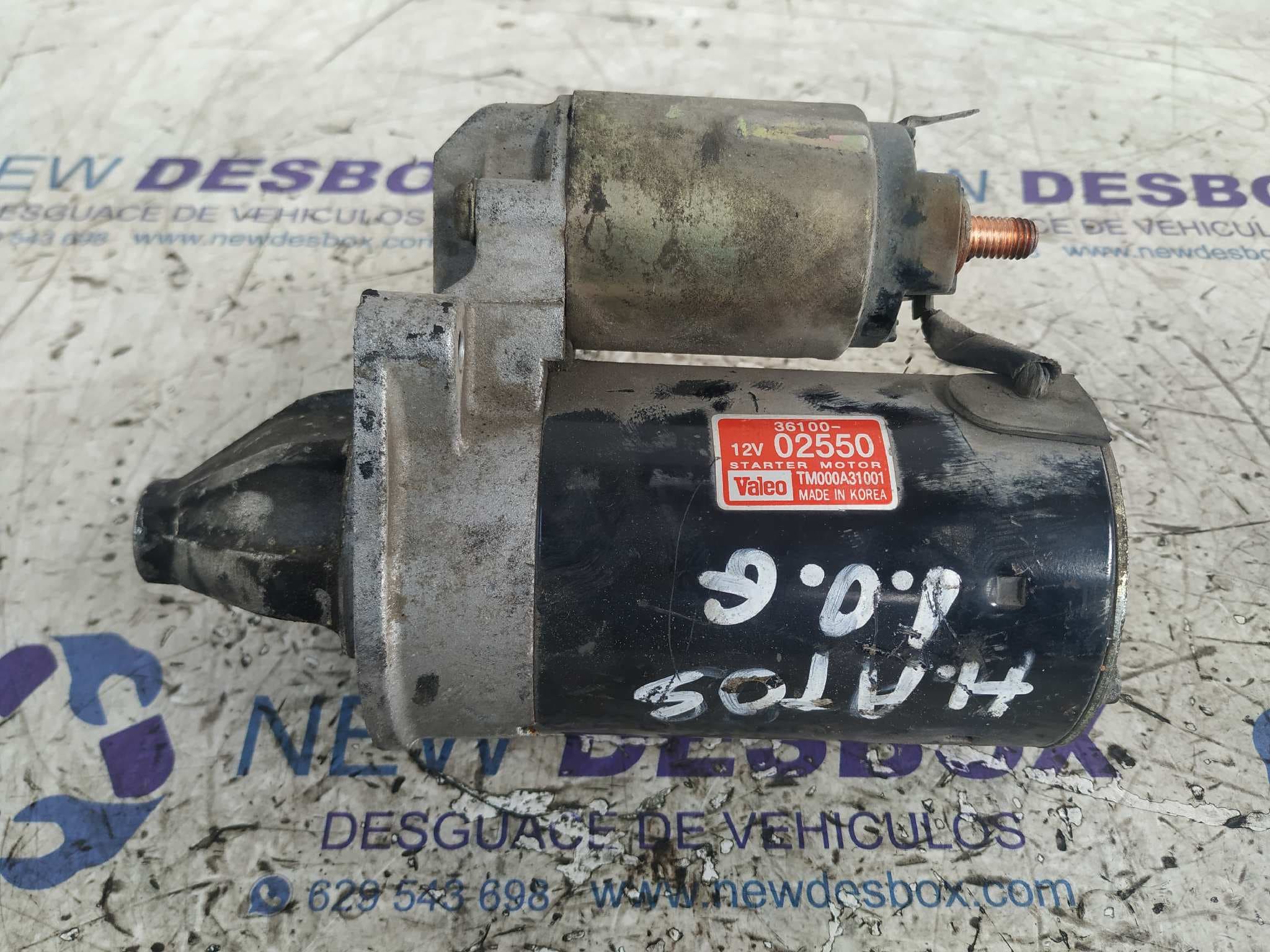 Recambio de MOTOR ARRANQUE para HYUNDAI ATOS PRIME (MX) G4HCE referencia OEM IAM 3610002550