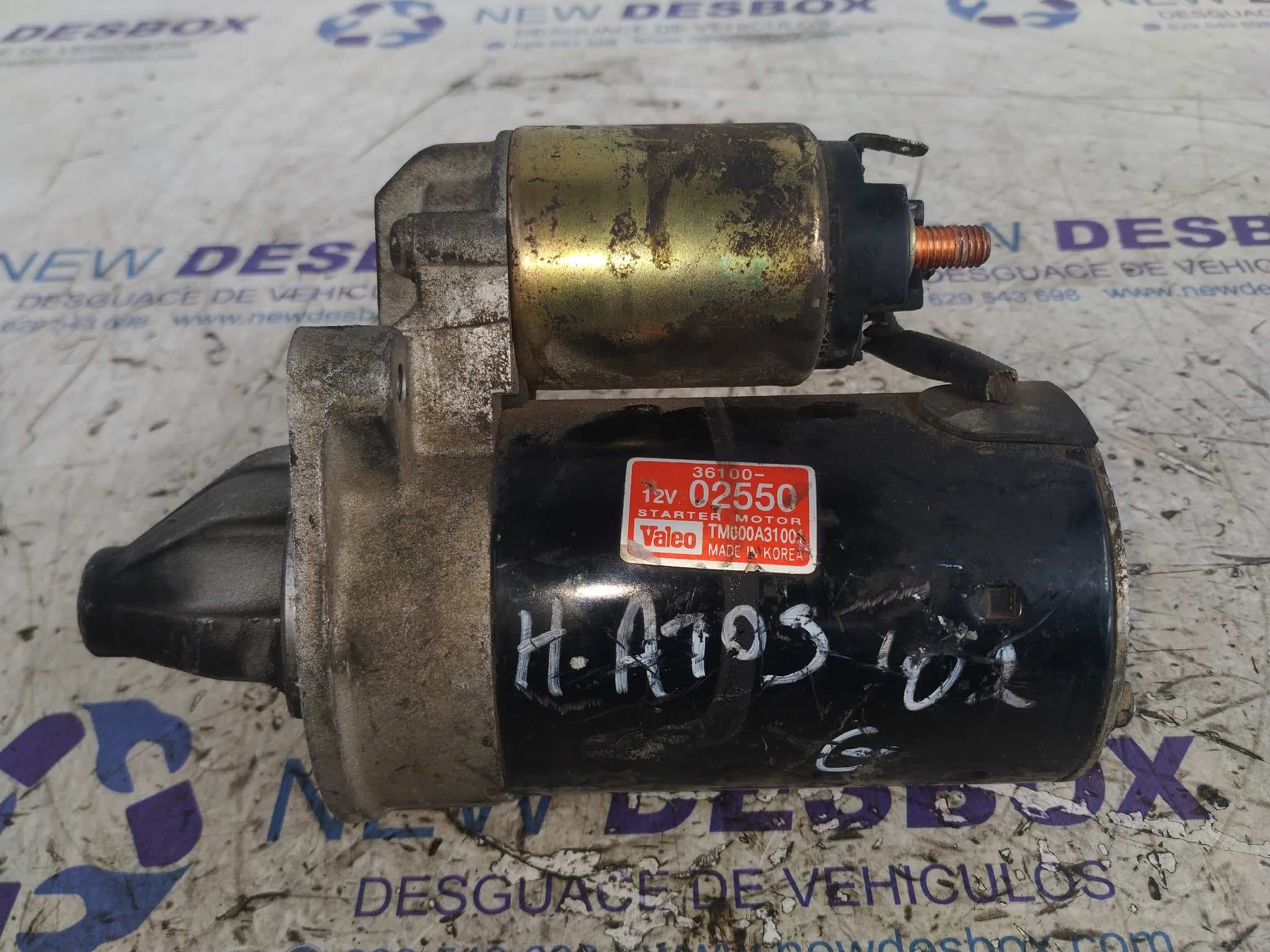 Recambio de MOTOR ARRANQUE para HYUNDAI ATOS PRIME (MX) G4HCE referencia OEM IAM 3610002550