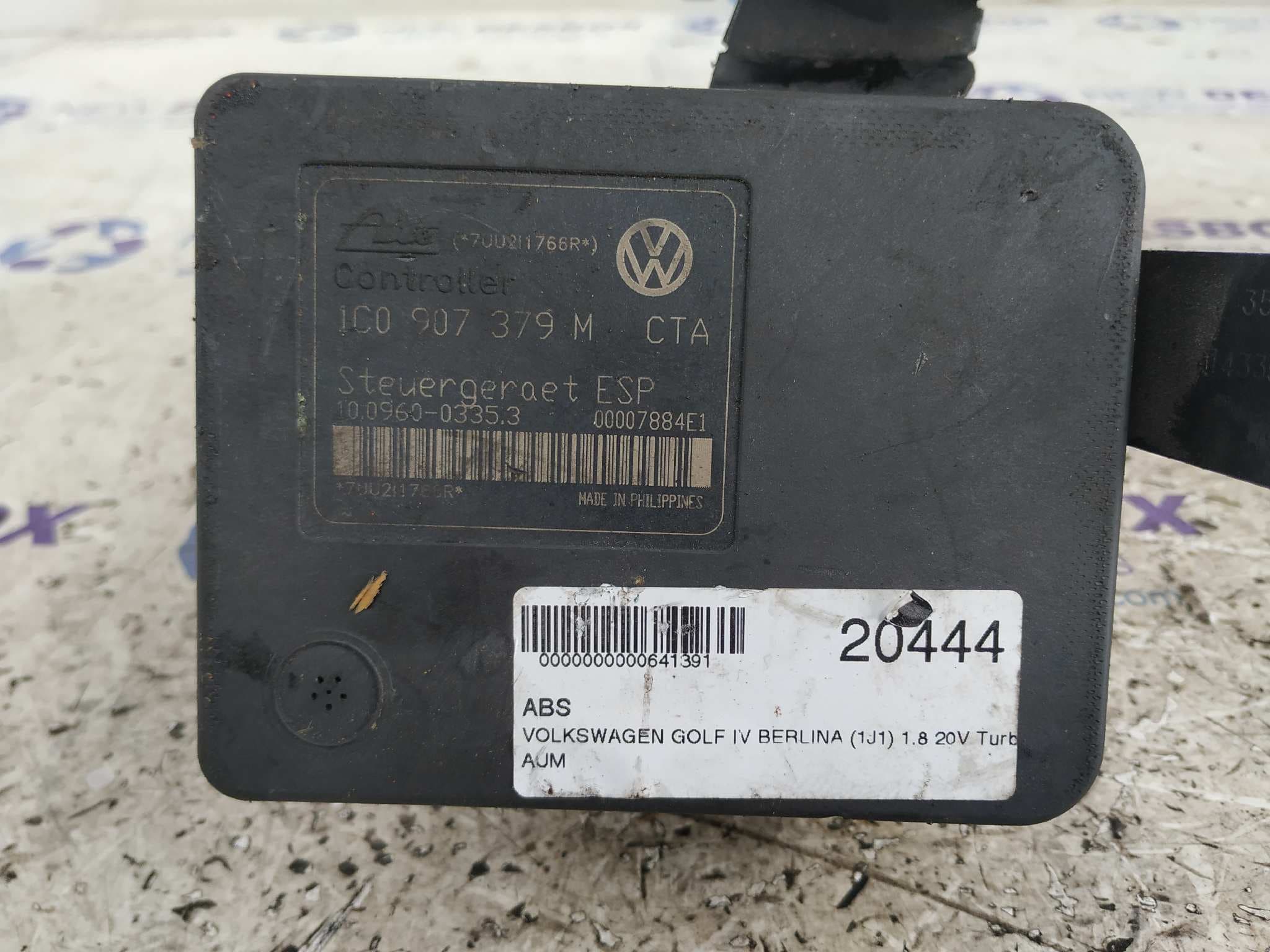 Recambio de ABS para VOLKSWAGEN GOLF IV BERLINA (1J1) AUM referencia OEM IAM 1J0614517J   - BLANCO 5