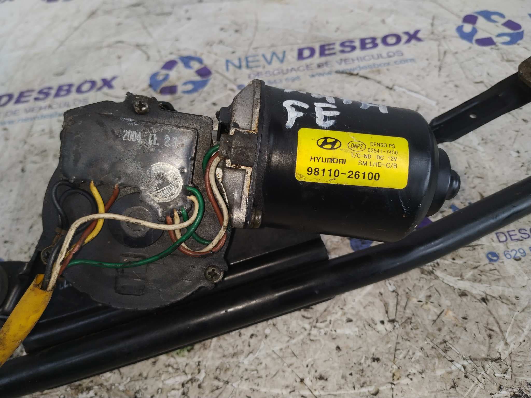 Recambio de MOTOR LIMPIA DELANTERO para HYUNDAI SANTA FE (SM) referencia OEM IAM 9811026100 4