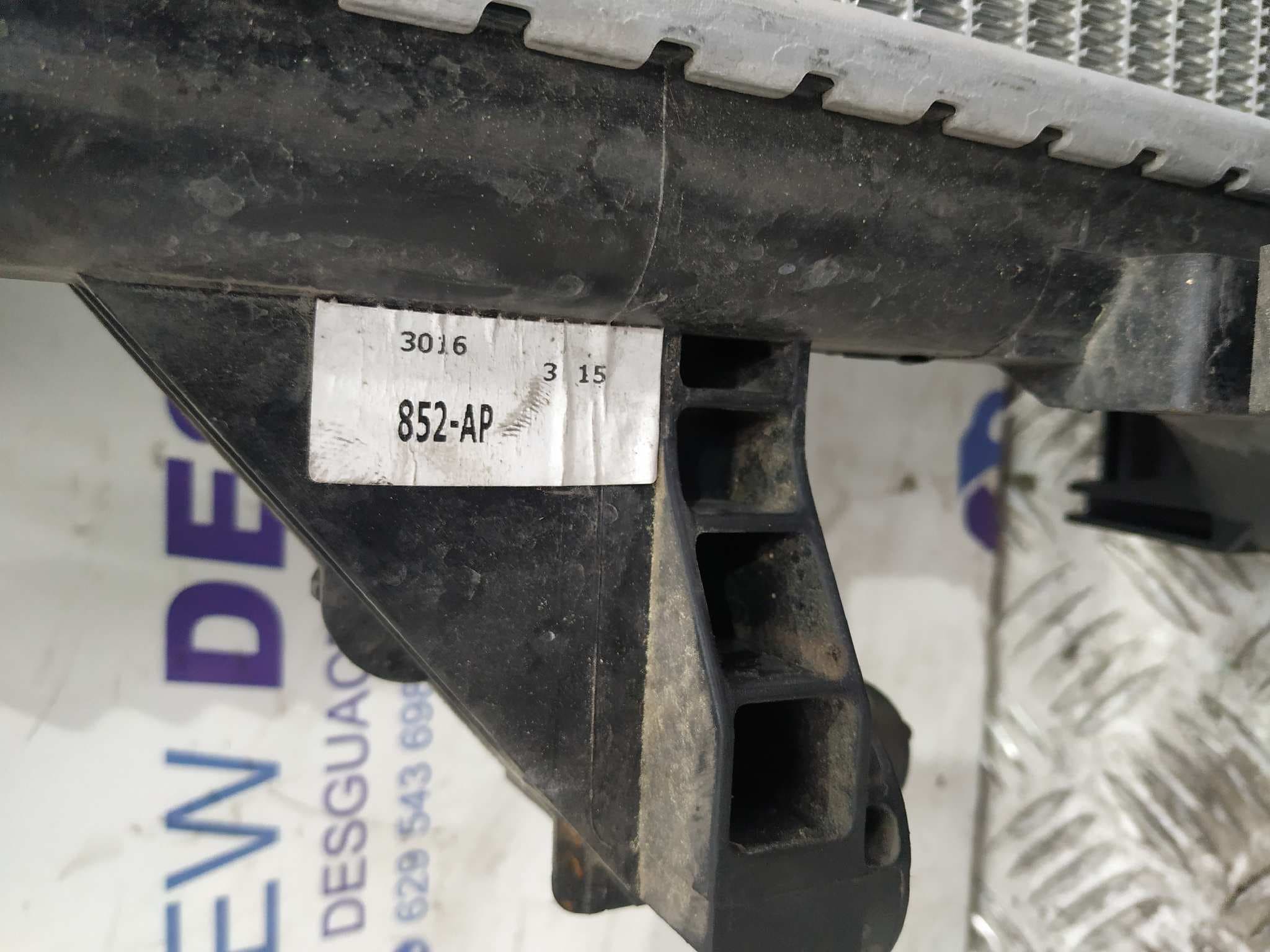 Recambio de RADIADOR AGUA para FIAT DUCATO CAJA CERRADO 30 (06.2006=>) 2.2 JTD CAT F1AE0481D referencia OEM IAM 852AP   - BLANCO 5
