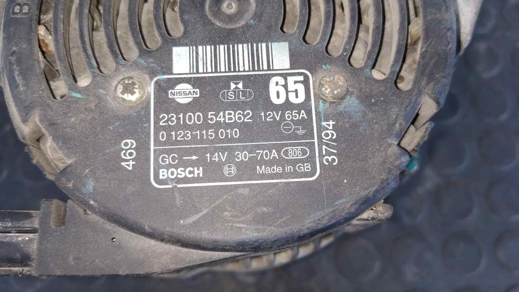 Recambio de ALTERNADOR para NISSAN MICRA (K11) CG10 referencia OEM IAM 2310054B62 2