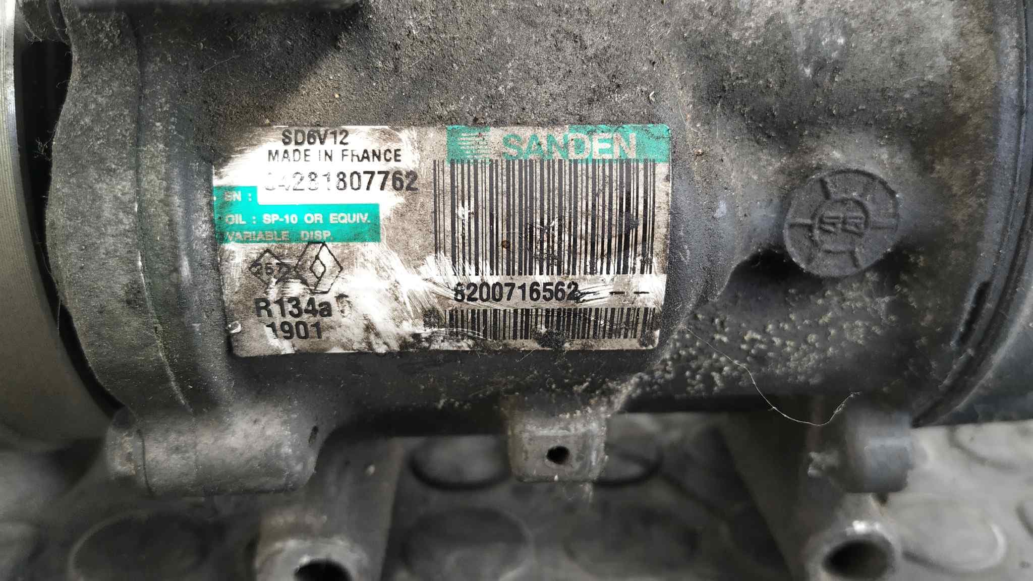 Recambio de COMPRESOR AIRE ACONDICIONADO para NISSAN KUBISTAR (X76) 1.5 dCi Turbodiesel CAT K9KC7 referencia OEM IAM 8200716562   - BLANCO 6
