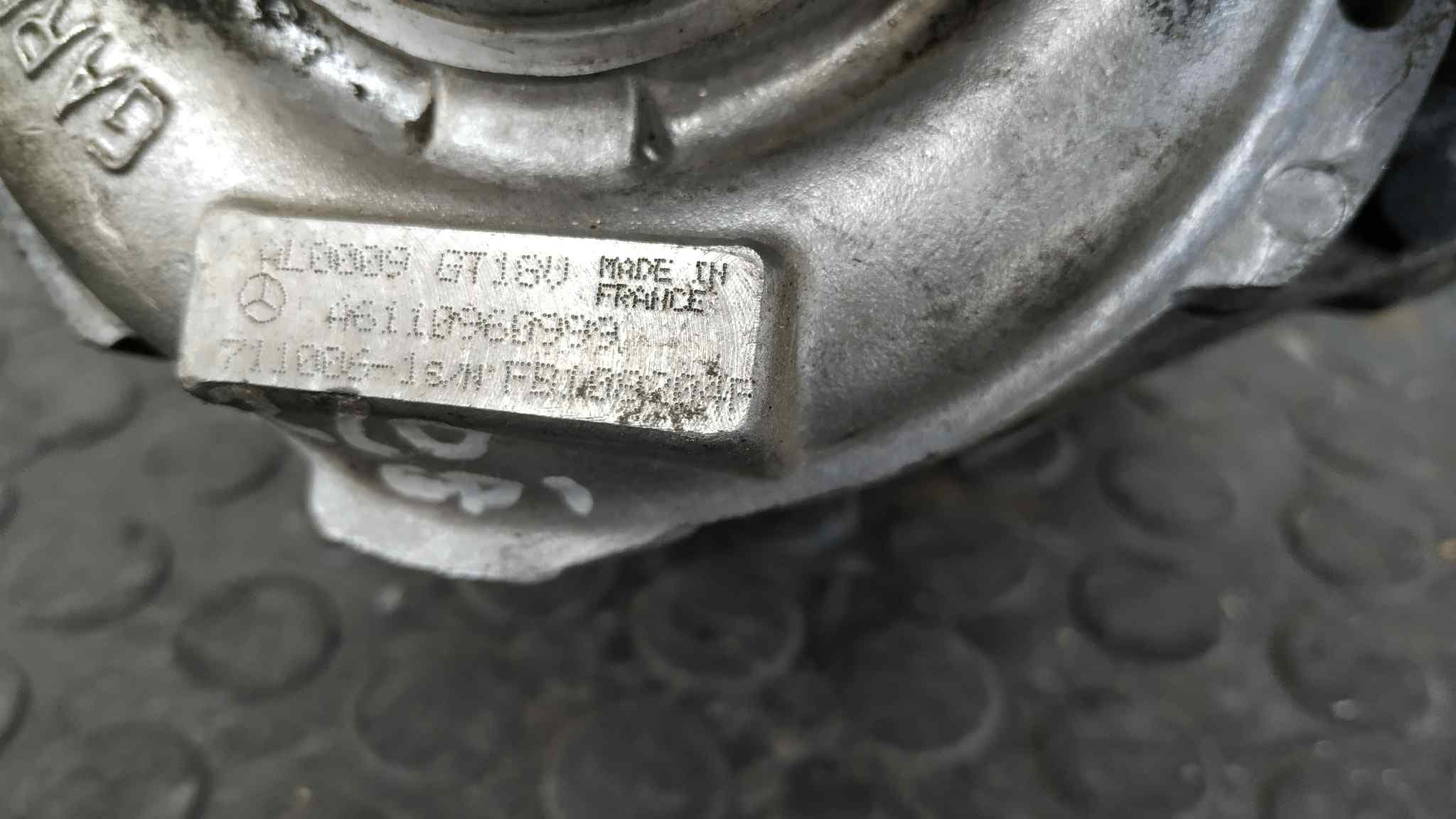 Recambio de TURBOCOMPRESOR para MERCEDES-BENZ CLASE C (W203) 611962 referencia OEM IAM A6110960999 2