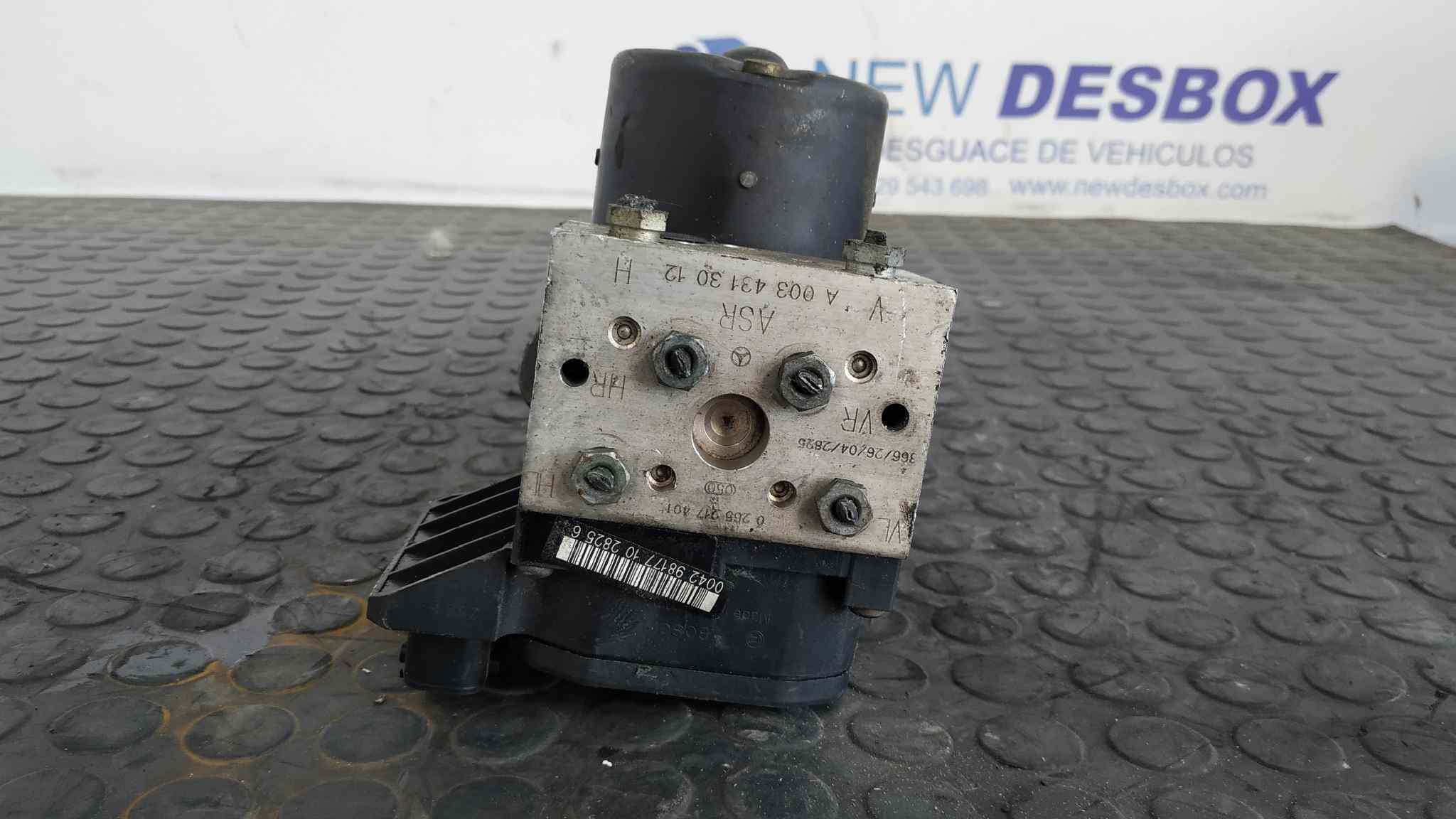 Recambio de ABS para MERCEDES-BENZ CLASE C (W202) M111920 referencia OEM IAM A0034313012