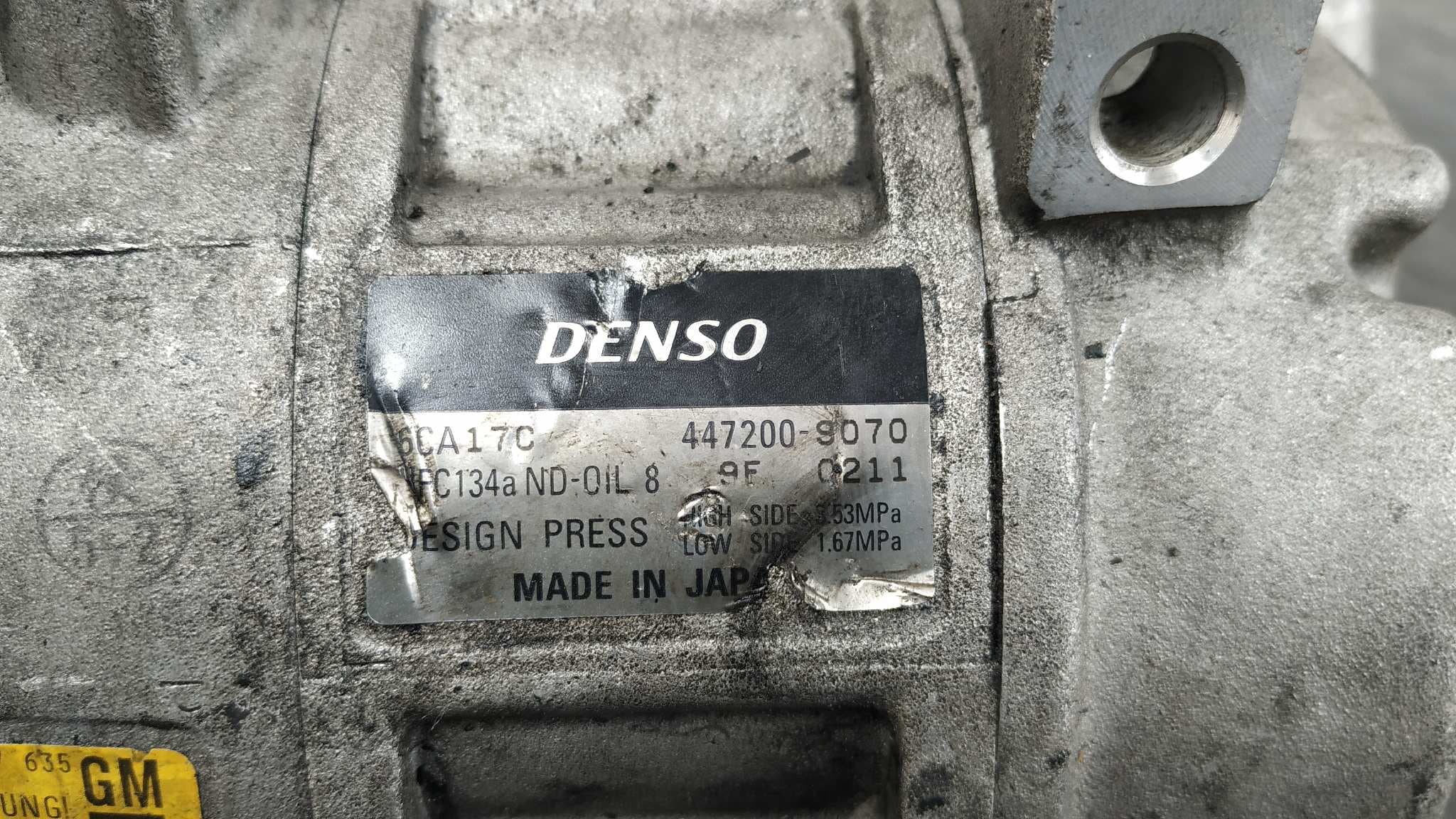 Recambio de COMPRESOR AIRE ACONDICIONADO para OPEL OMEGA B 2.5 TURBODIESEL (X 25 TD / U 25 TD / L93) 25DT referencia OEM IAM 90457635 2