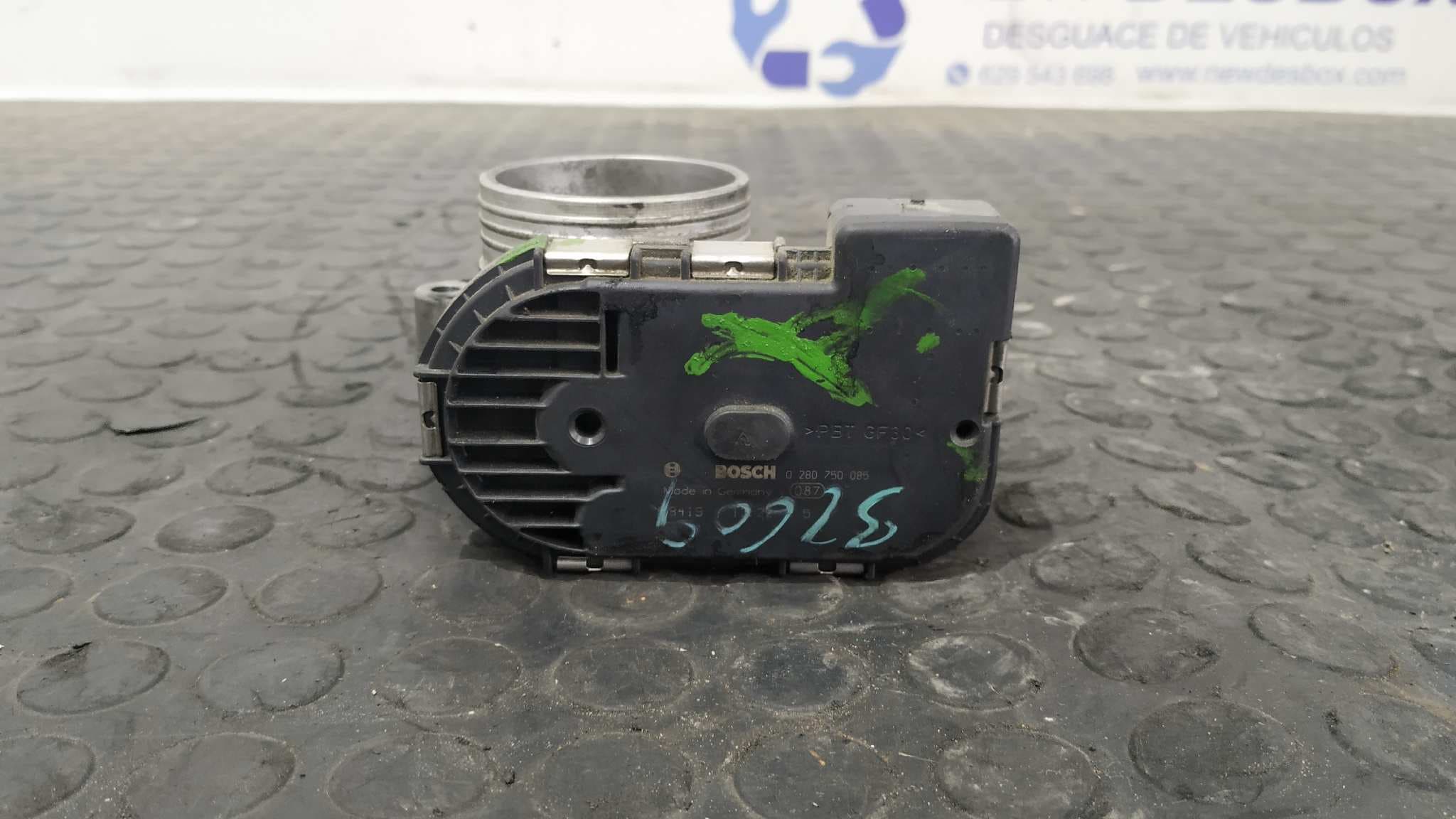 Recambio de CAJA MARIPOSA para PEUGEOT 206 4-TRG. 1.6 16V CAT NFUTU5JP4 referencia OEM IAM 0280750085   - NEGRO 5