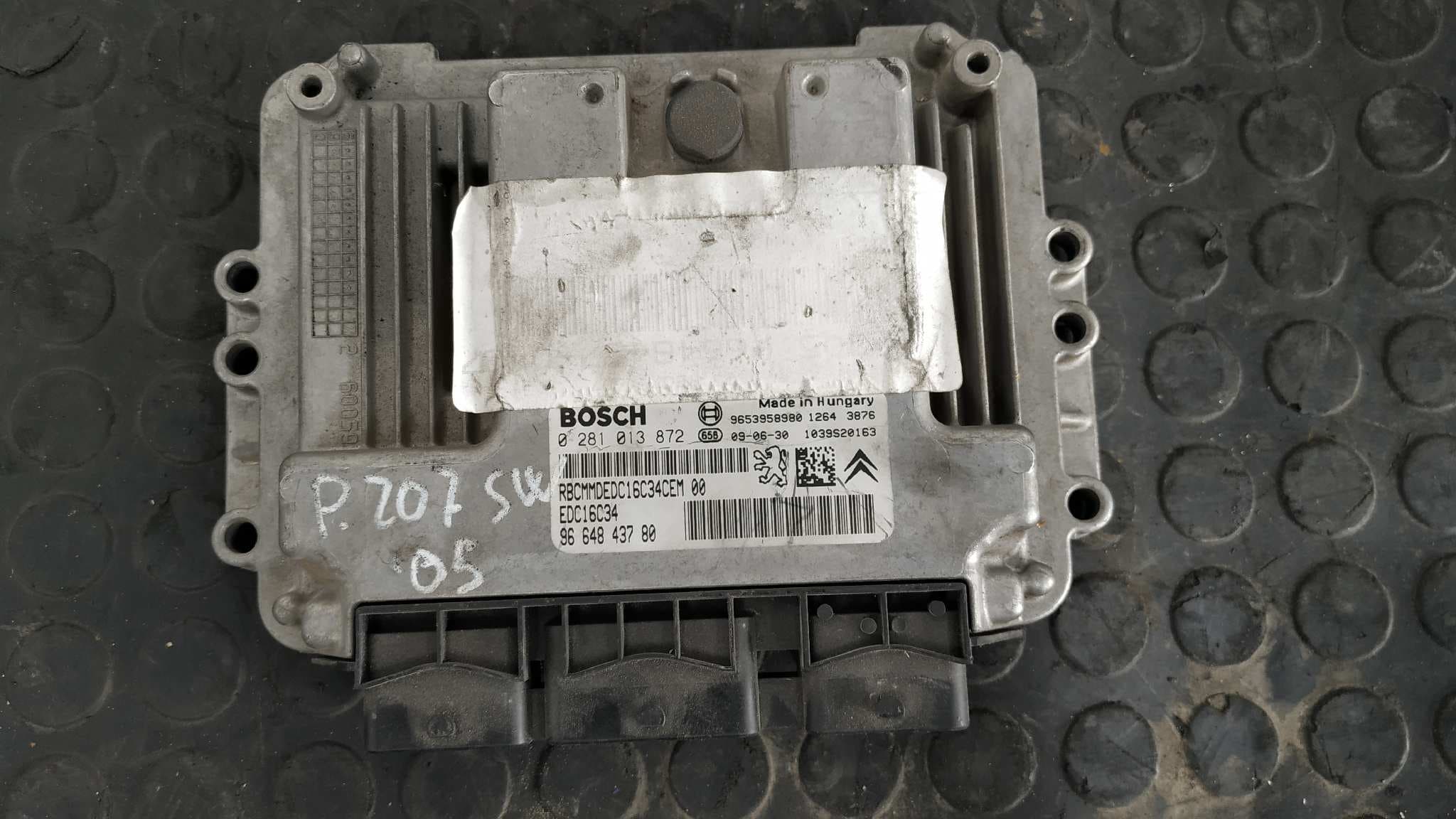 Recambio de CENTRALITA MOTOR UCE para PEUGEOT 207 SW 9HX referencia OEM IAM 9664843780