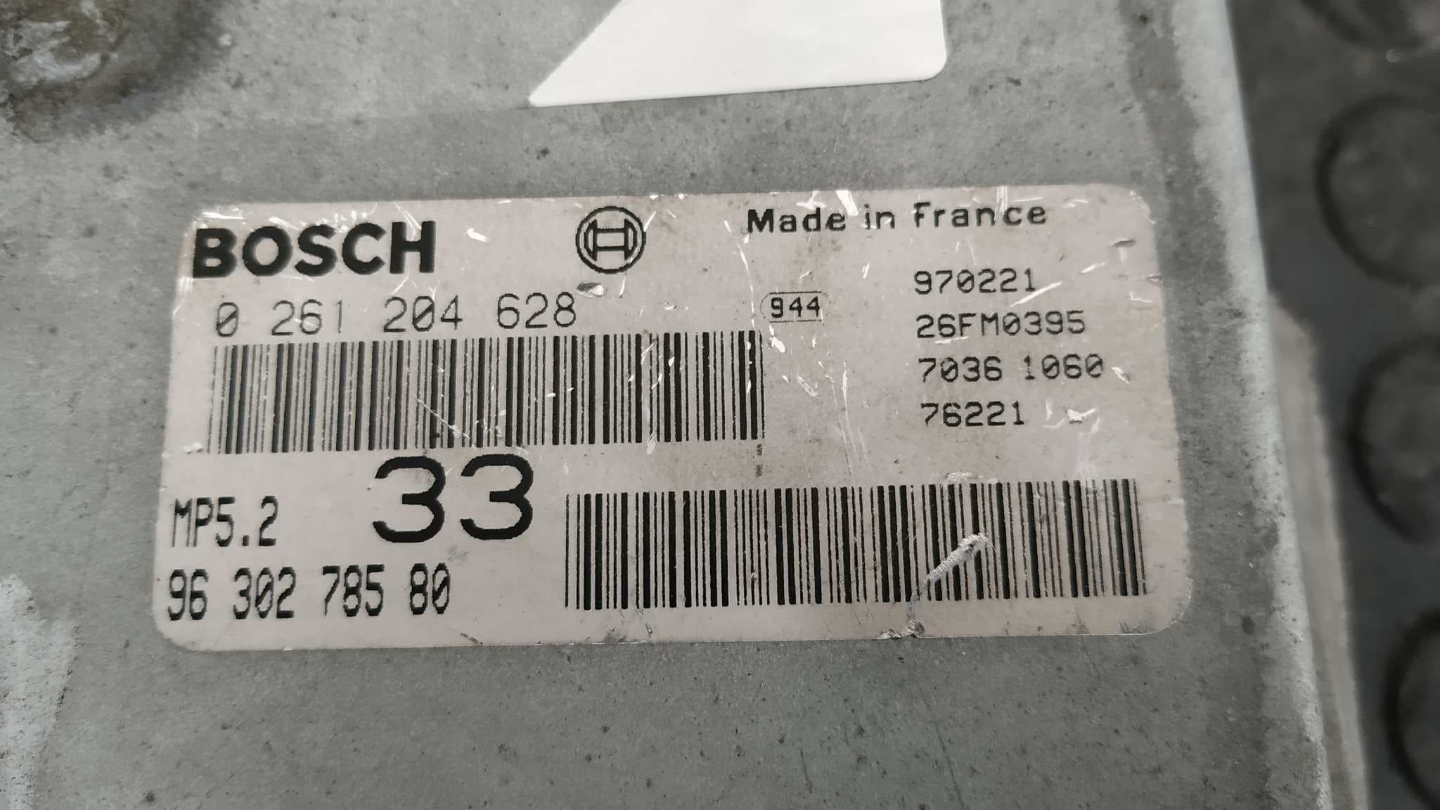 Recambio de CENTRALITA MOTOR UCE para PEUGEOT 306 BERLINA 3/4/5 PUERTAS (S2) NFZ referencia OEM IAM 9630278580 2