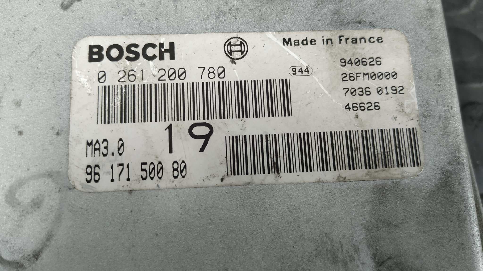 Recambio de CENTRALITA MOTOR UCE para PEUGEOT 106 (S1) CDZ referencia OEM IAM 9617150080 2