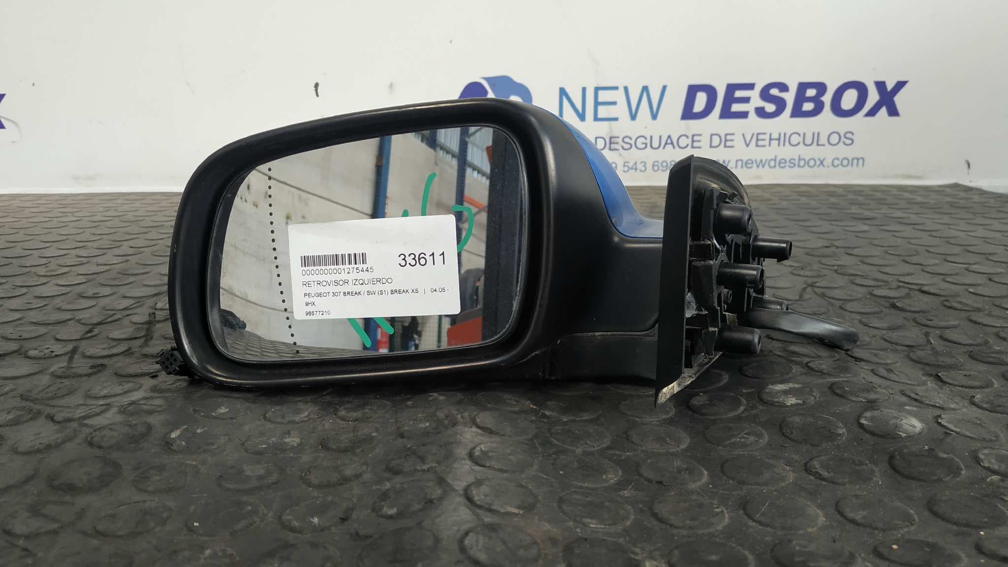 Recambio de RETROVISOR IZQUIERDO para PEUGEOT 307 BREAK / SW (S1) BREAK XS 9HX referencia OEM IAM 96577210   - BLANCO