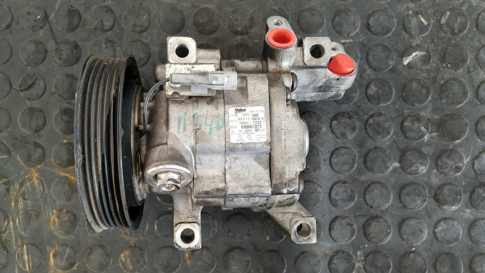 Recambio de COMPRESOR AIRE ACONDICIONADO para PEUGEOT 107 1.4 HDi CAT (8HT / DV4TD) 8HT referencia OEM IAM 5060217332   - PLATA 8