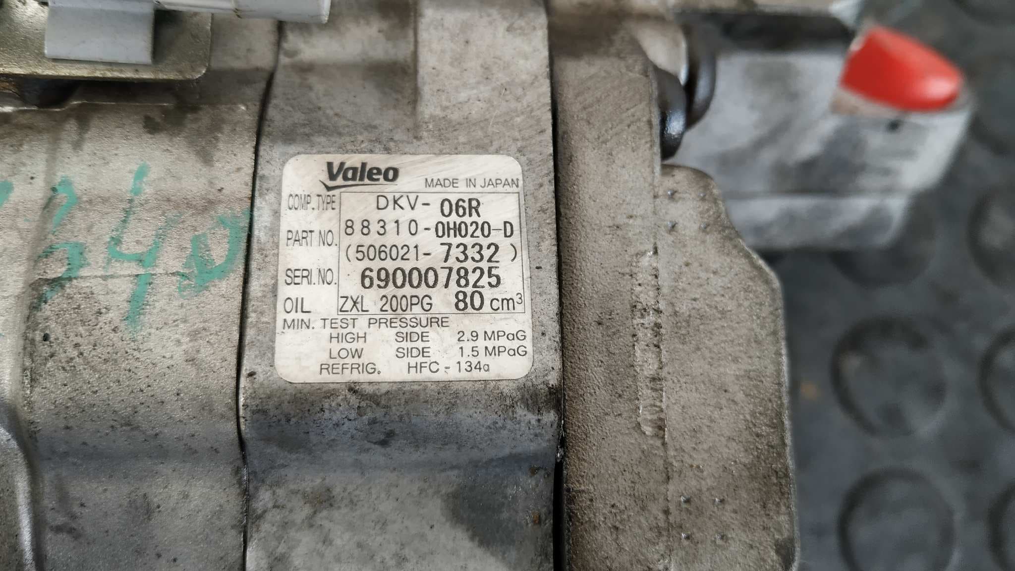 Recambio de COMPRESOR AIRE ACONDICIONADO para PEUGEOT 107 1.4 HDi CAT (8HT / DV4TD) 8HT referencia OEM IAM 5060217332   - PLATA 7
