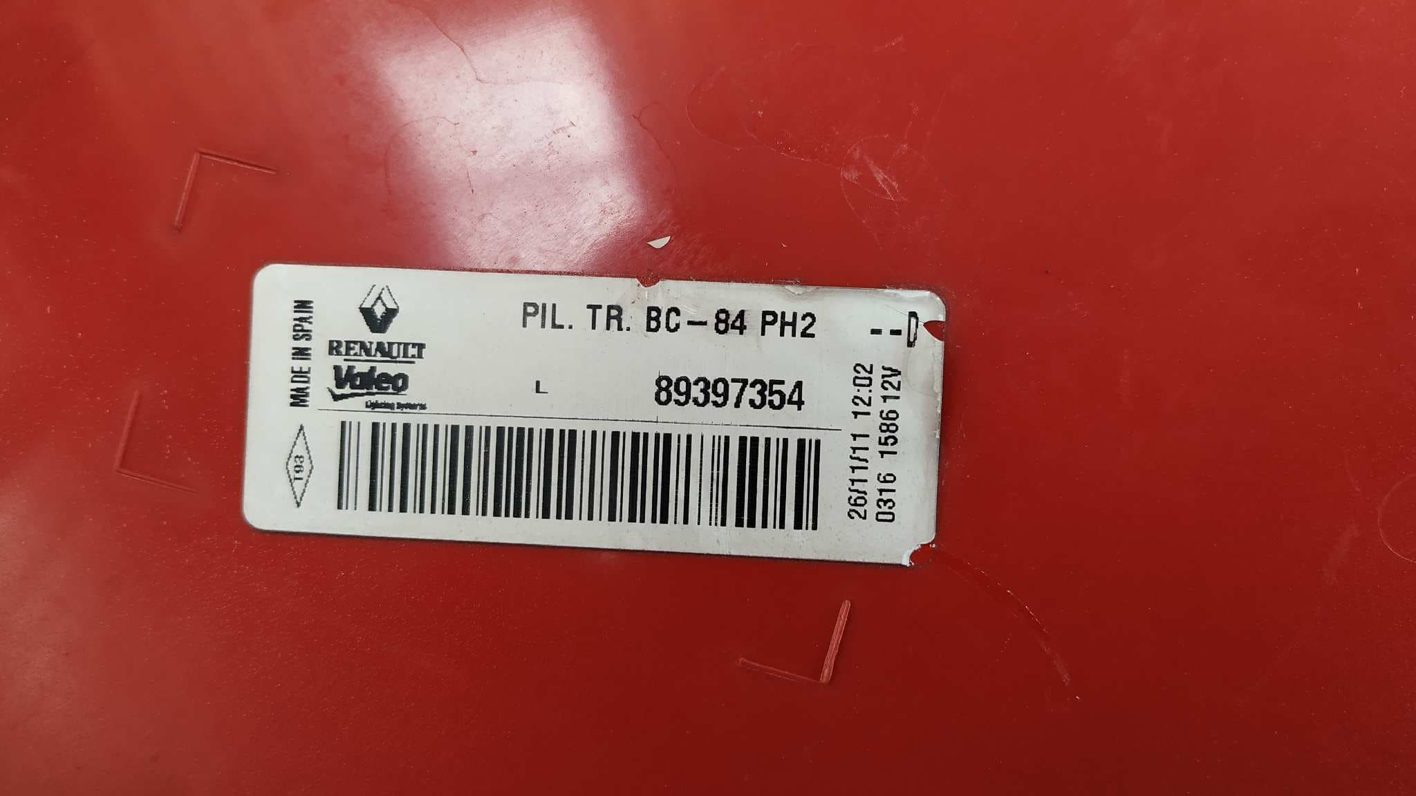 Recambio de PILOTO TRASERO IZQUIERDO para RENAULT MEGANE II BERLINA 5P Dynamique F9QE8 referencia OEM IAM 89397354   - BLANCO 8