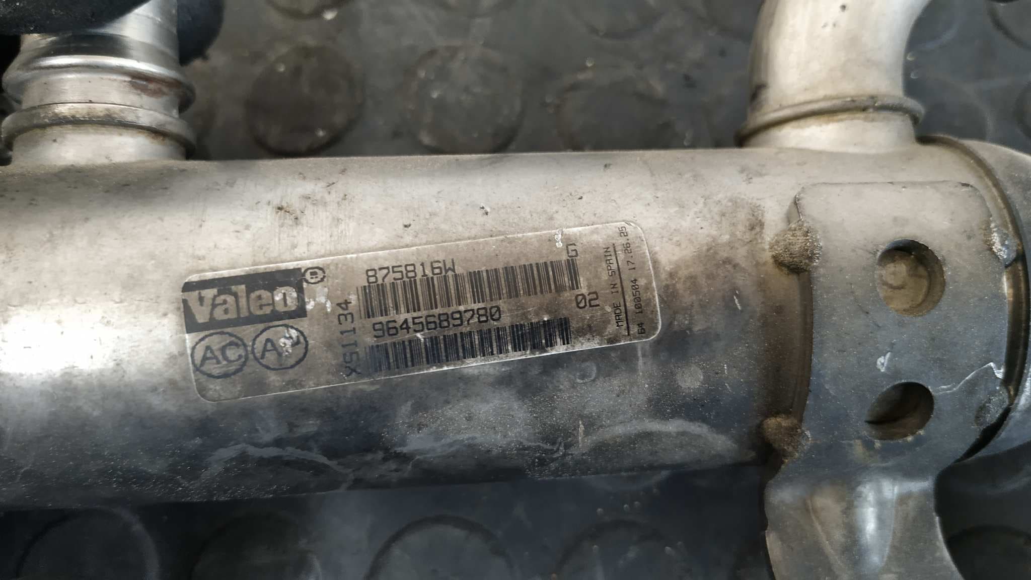 Recambio de ENFRIADOR GASES EGR para PEUGEOT 407 2.0 RHRDW  referencia OEM IAM 9645689780 3