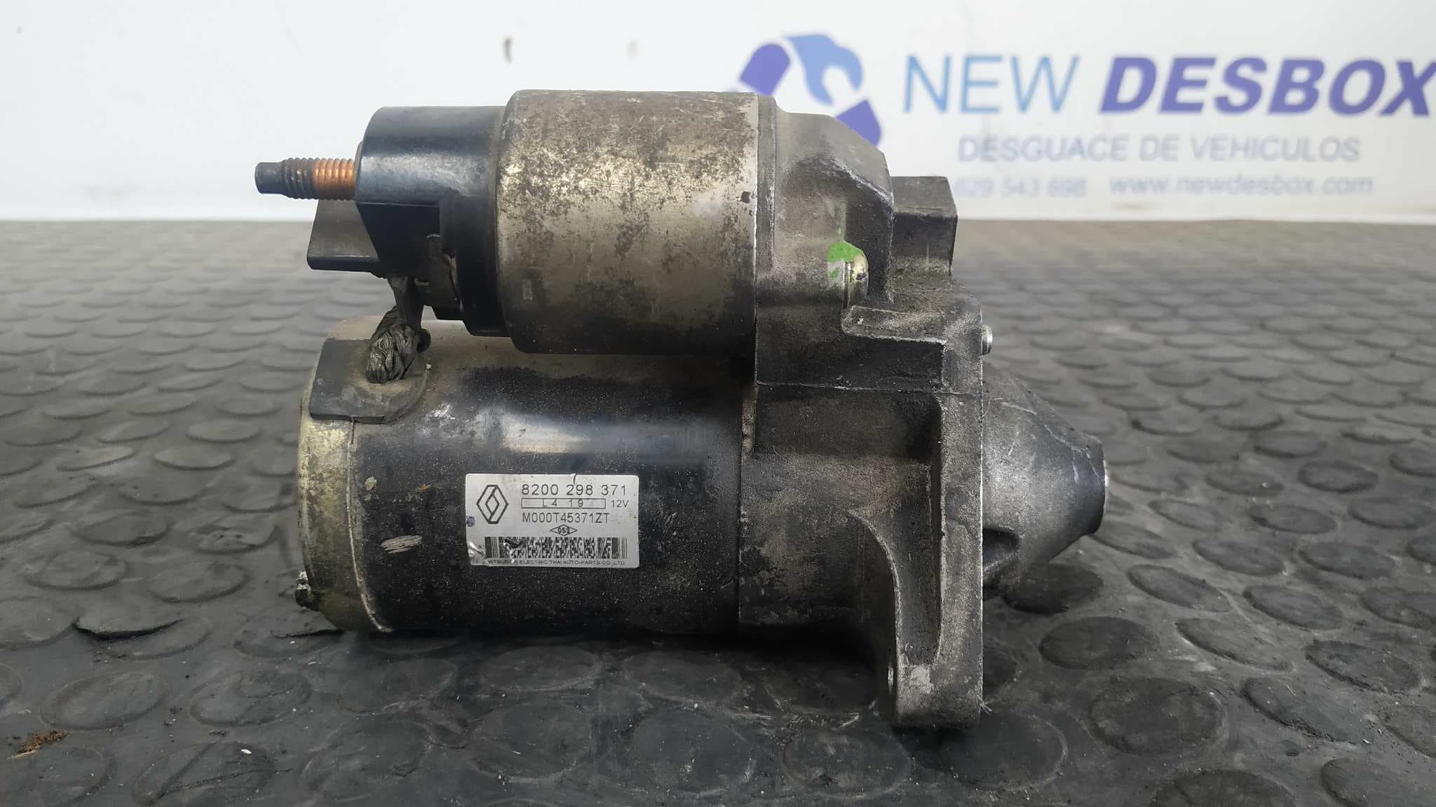 Recambio de MOTOR ARRANQUE para RENAULT MODUS 1.4 16V K4J780 referencia OEM IAM 8200298371   - GRIS 3