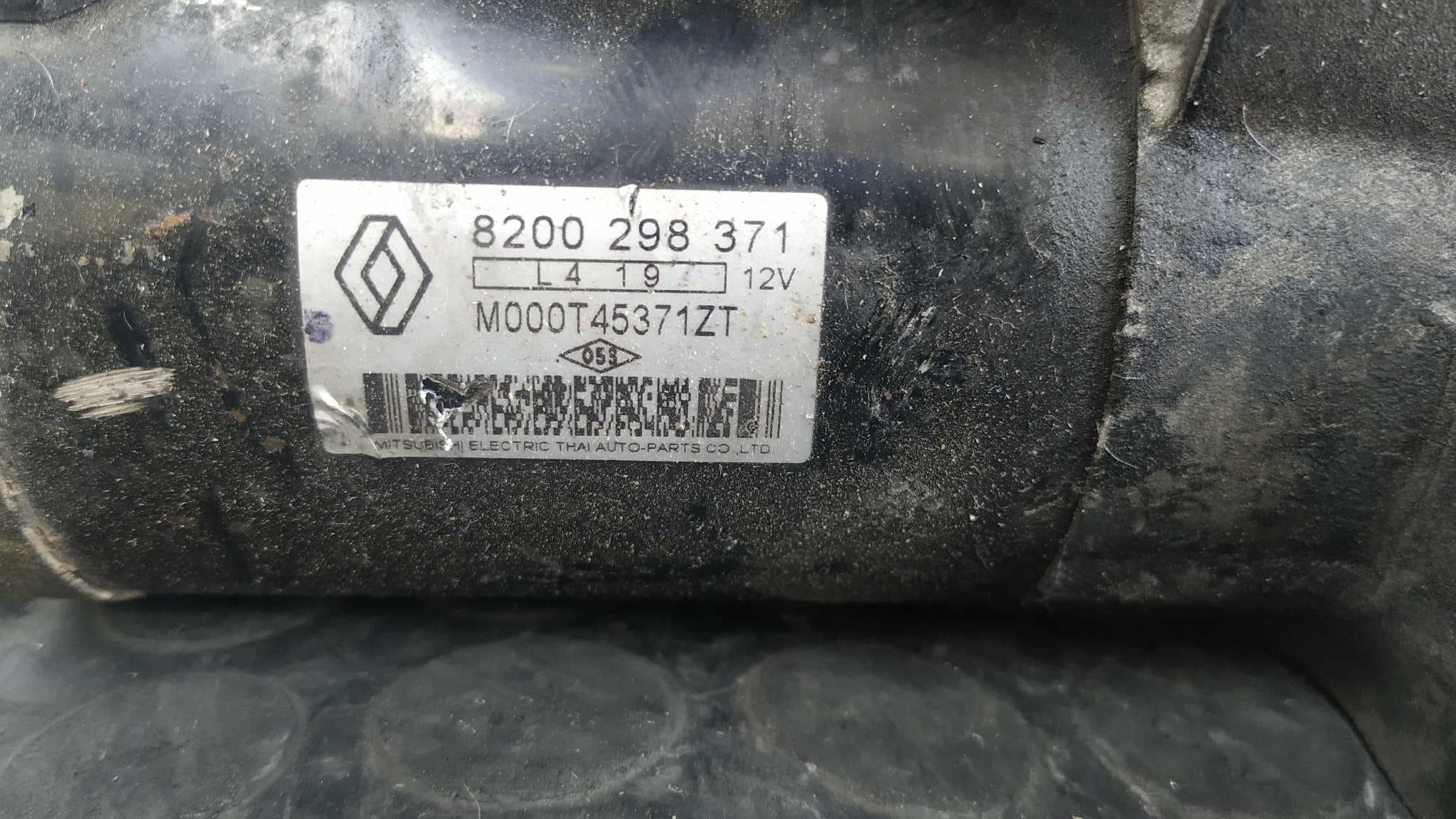 Recambio de MOTOR ARRANQUE para RENAULT MODUS 1.4 16V K4J780 referencia OEM IAM 8200298371   - GRIS 2
