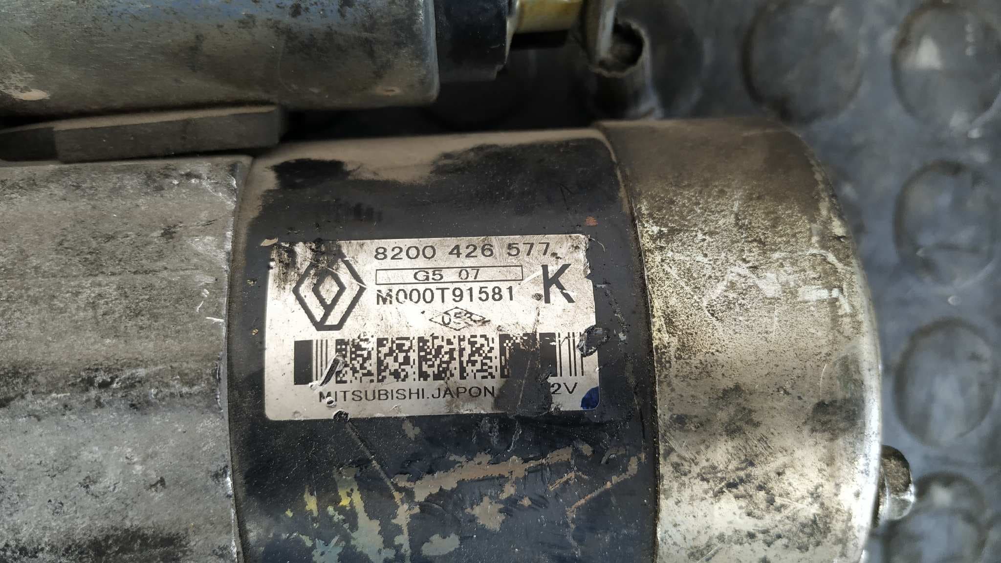 Recambio de MOTOR ARRANQUE para RENAULT CLIO II FASE II (B/CB0) K9K704 referencia OEM IAM 8200426577 2