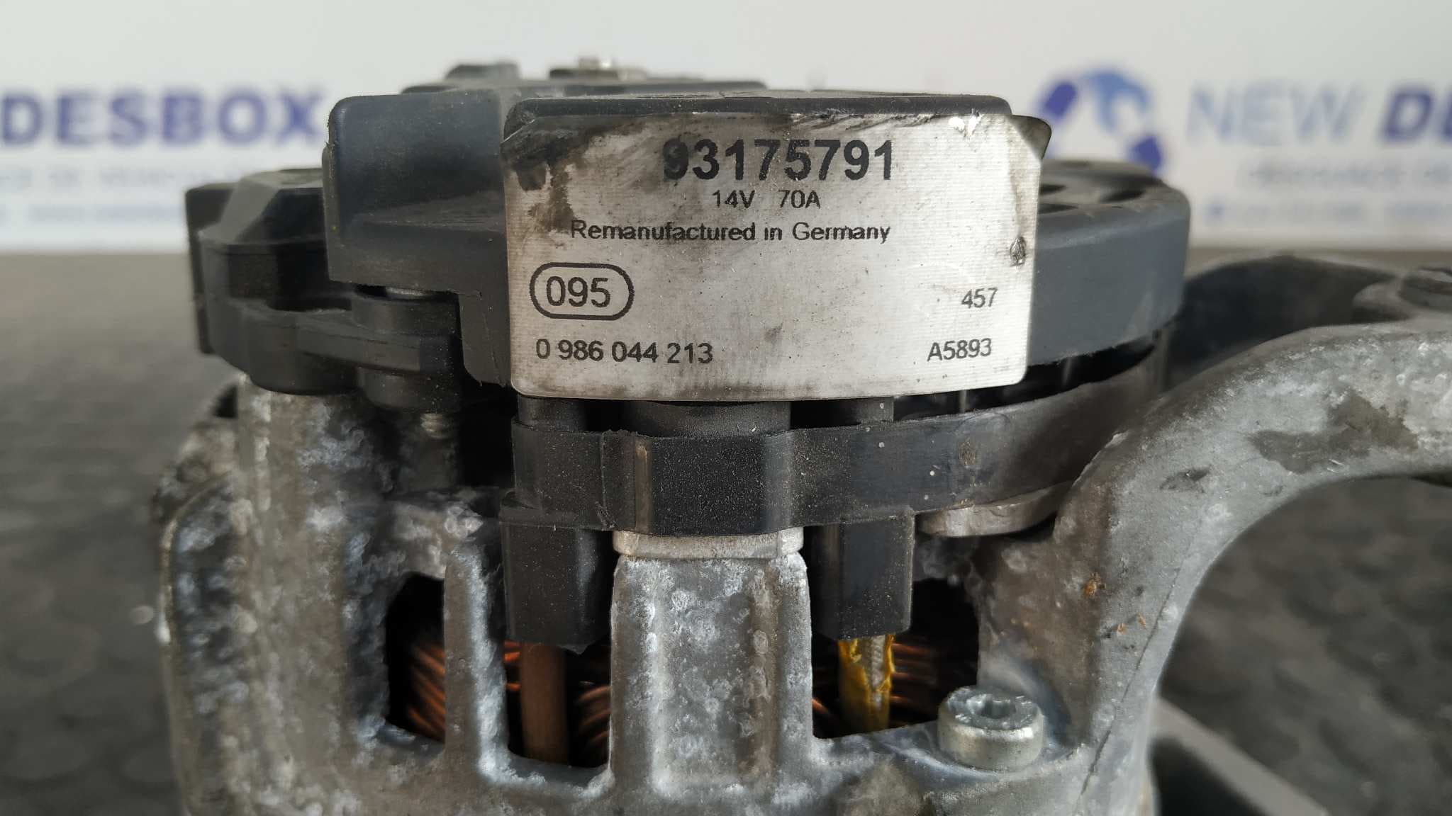 Recambio de ALTERNADOR para OPEL AGILA Enjoy Z10XEP referencia OEM IAM 93175791   - GRIS 2