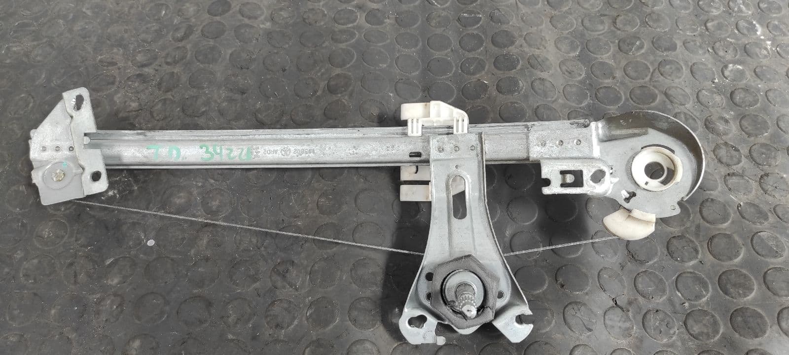 Recambio de ELEVALUNAS TRASERO DERECHO para PEUGEOT 206 BERLINA X-Line Refri 8HX referencia OEM IAM 9623109680   - BLANCO