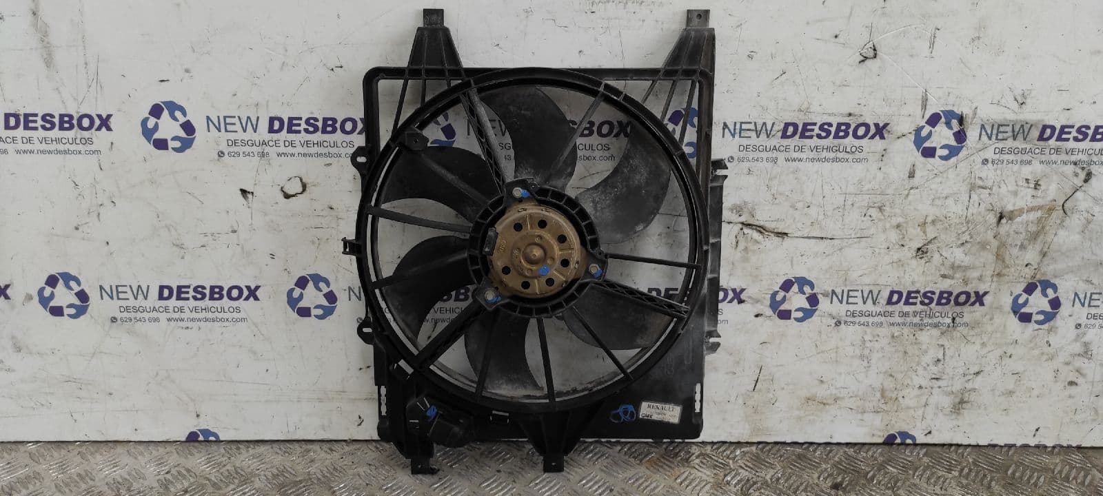 Recambio de ELECTROVENTILADOR para RENAULT CLIO II FASE I (B/CBO) 1.2 D7F764 referencia OEM IAM 7700428659   - PLATA